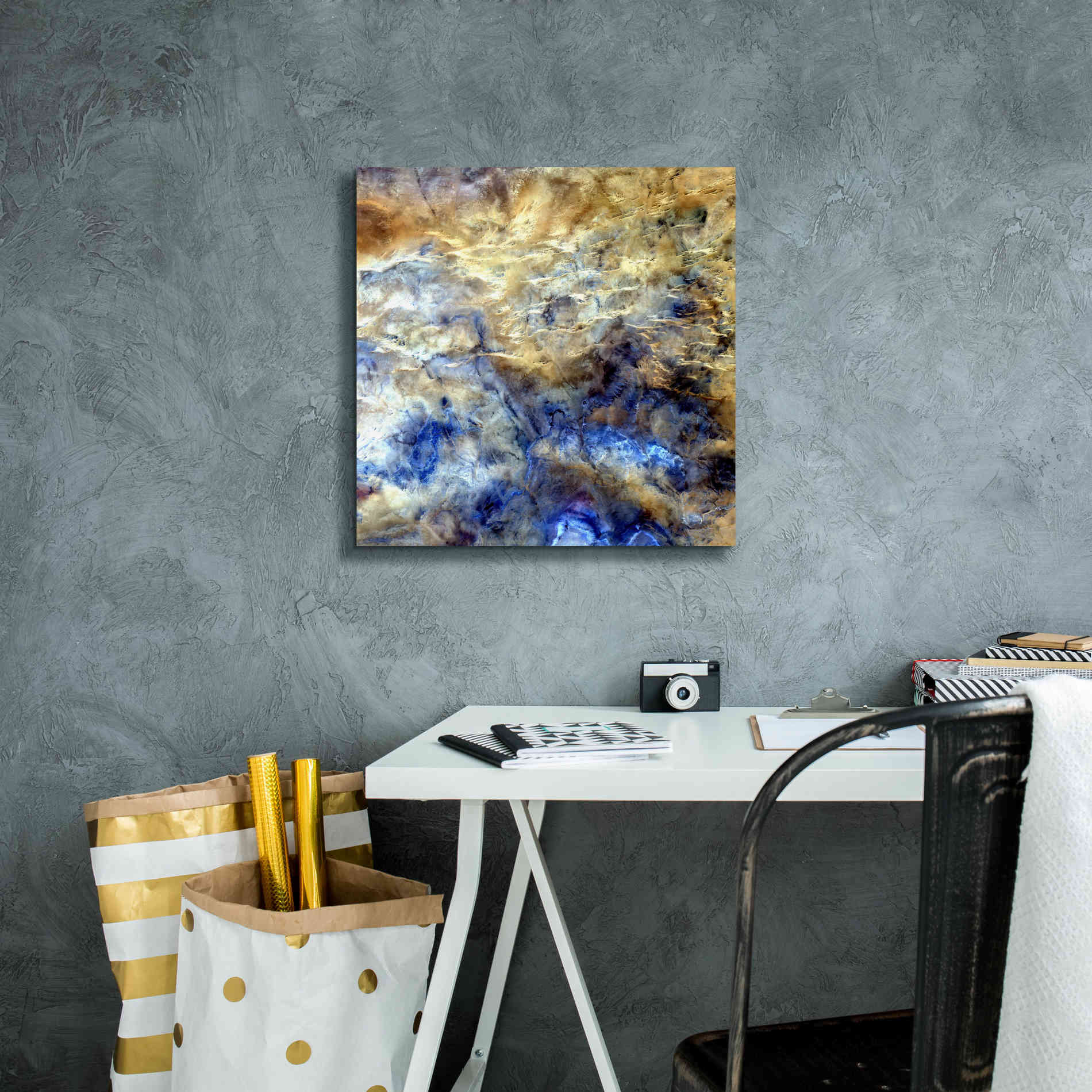 'Earth as Art: No Man's Land,' Canvas Wall Art,18 x 18