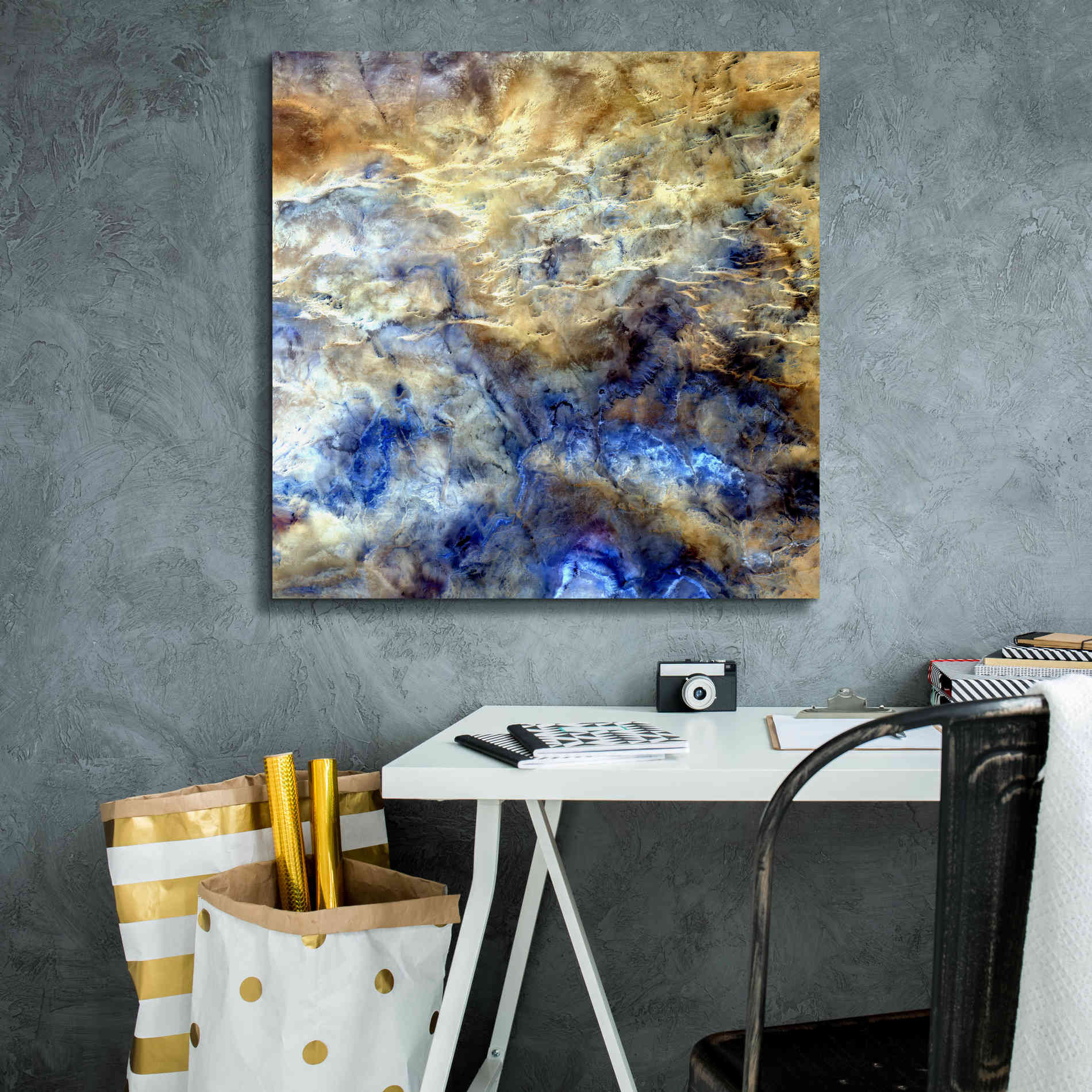 'Earth as Art: No Man's Land,' Canvas Wall Art,26 x 26