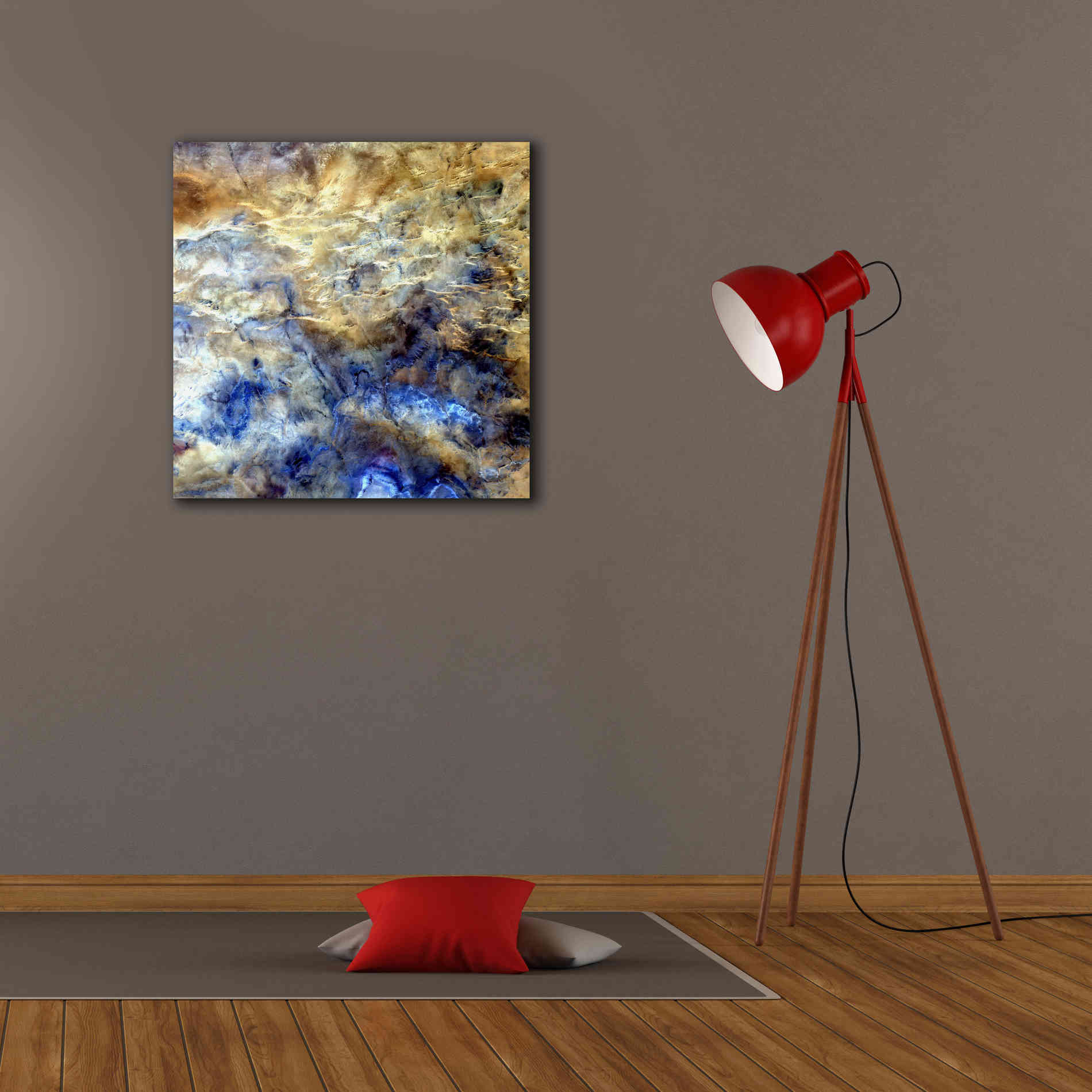 'Earth as Art: No Man's Land,' Canvas Wall Art,26 x 26