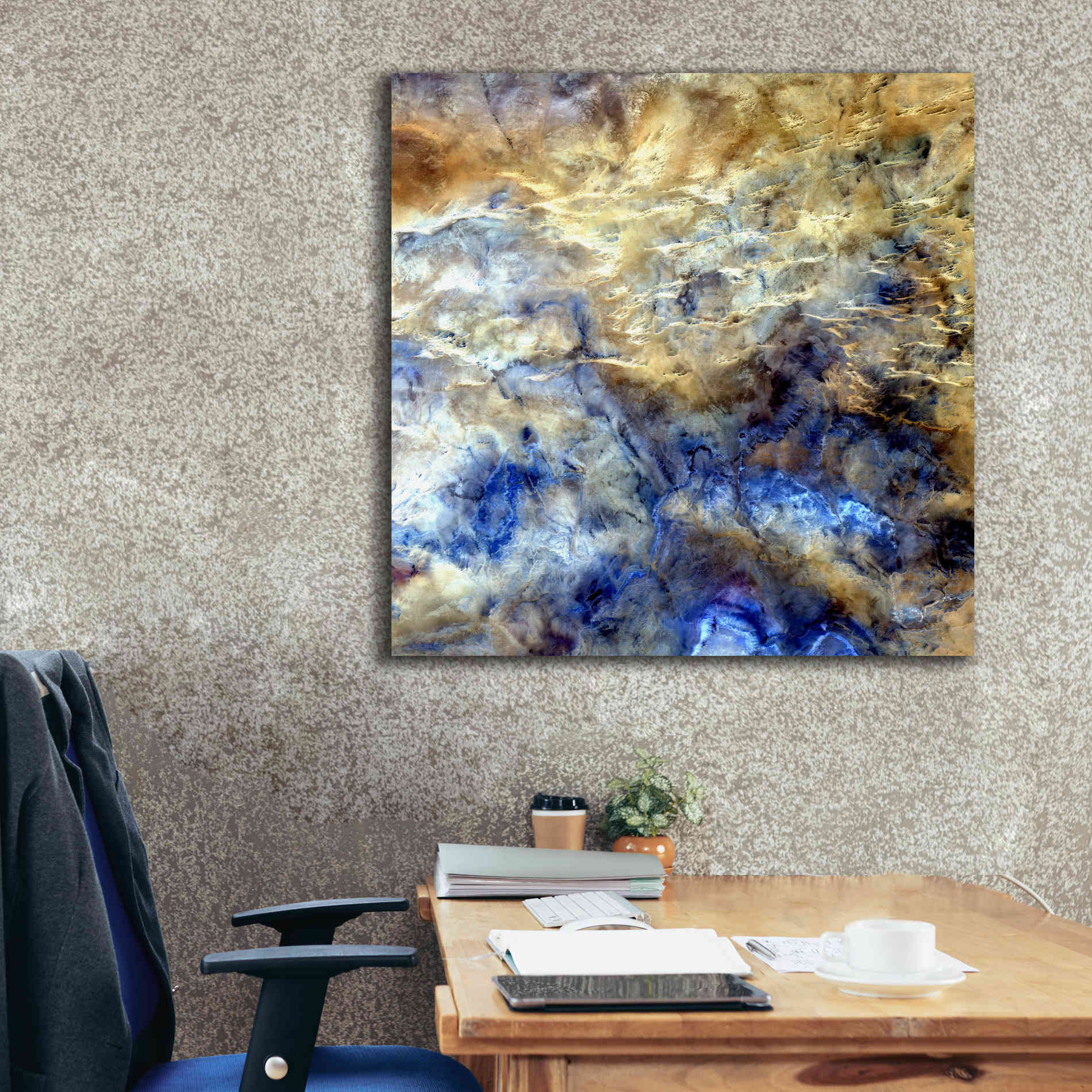 'Earth as Art: No Man's Land,' Canvas Wall Art,37 x 37