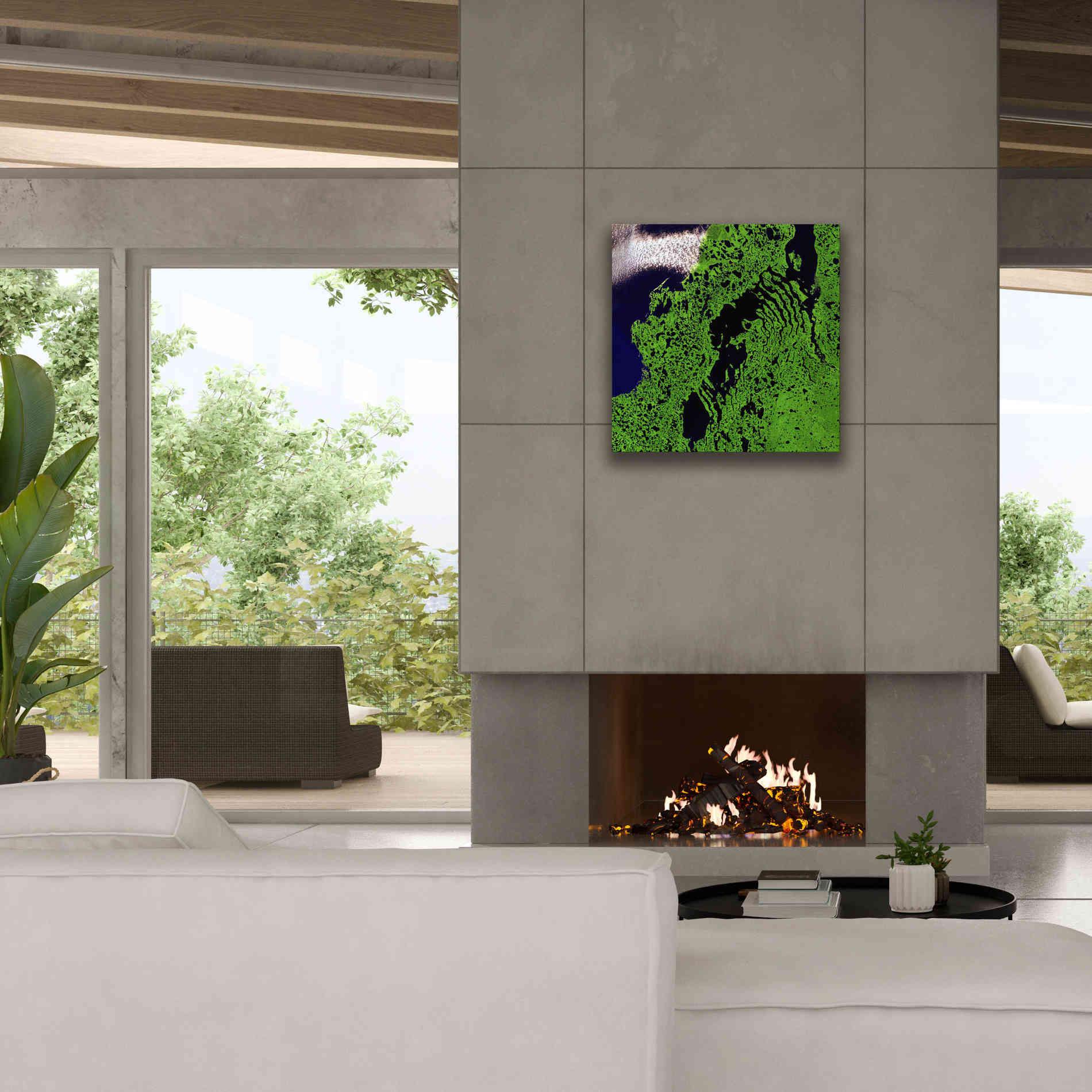 'Earth as Art: Remote Tundra,' Canvas Wall Art,26 x 26
