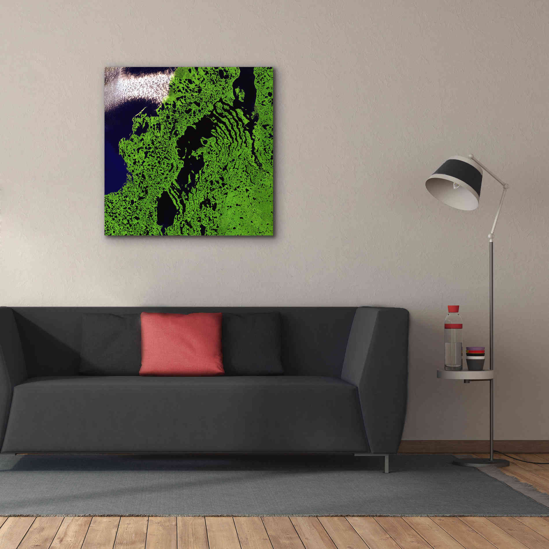 'Earth as Art: Remote Tundra,' Canvas Wall Art,37 x 37