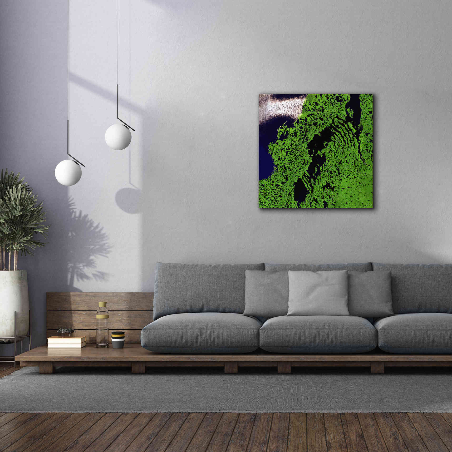 'Earth as Art: Remote Tundra,' Canvas Wall Art,37 x 37