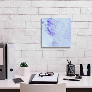 'Earth as Art: Robinson Glacier,' Canvas Wall Art,12 x 12