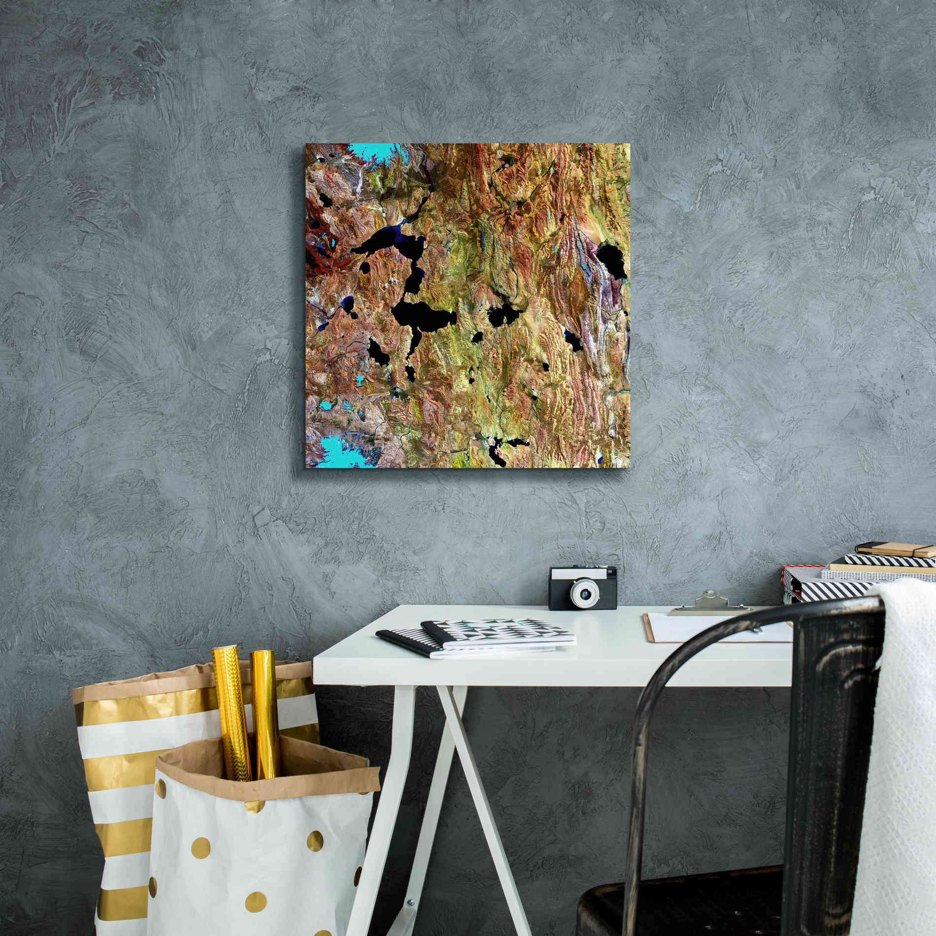 'Earth as Art: Roof of the World,' Canvas Wall Art,18 x 18