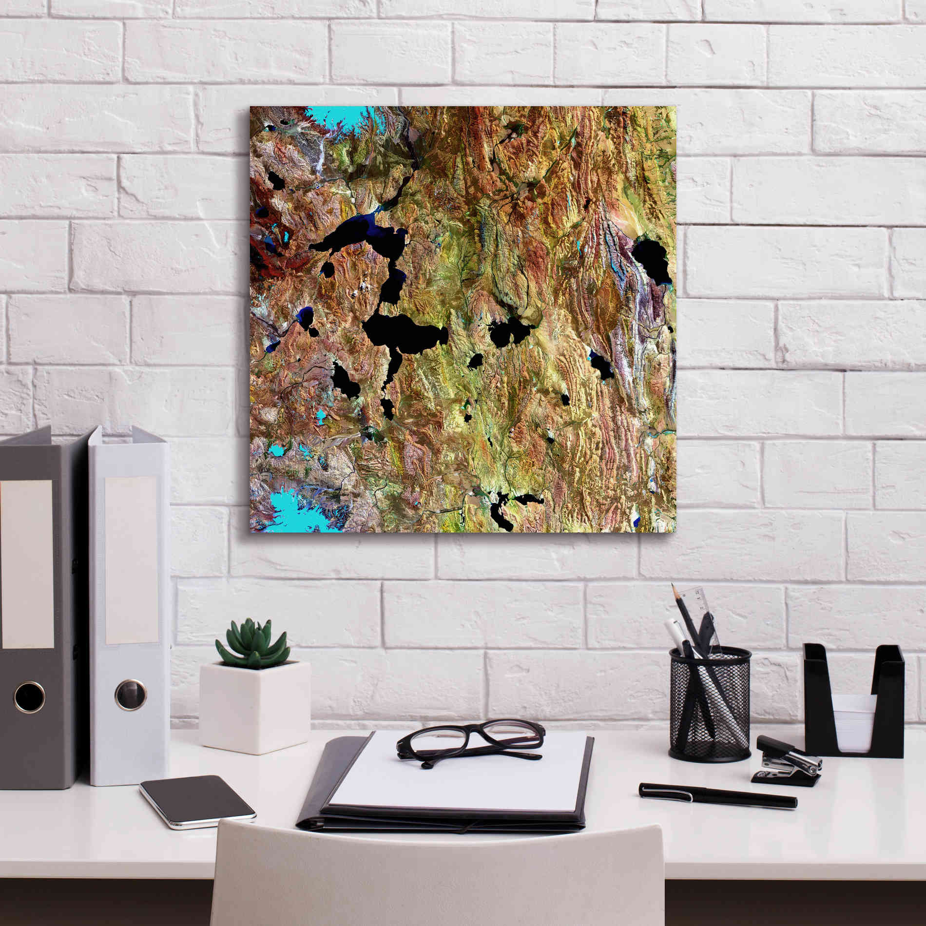 'Earth as Art: Roof of the World,' Canvas Wall Art,18 x 18