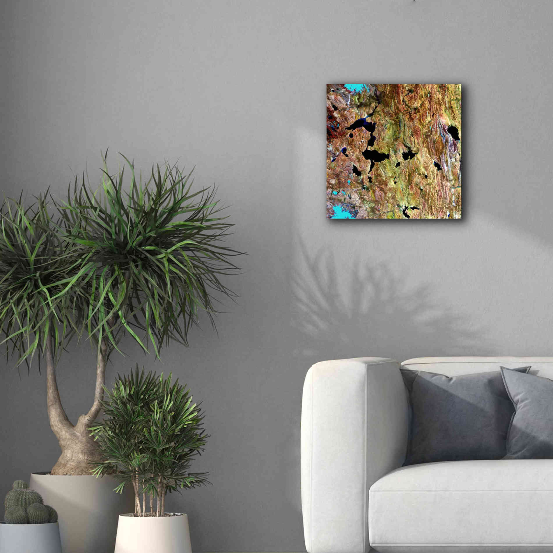 'Earth as Art: Roof of the World,' Canvas Wall Art,18 x 18