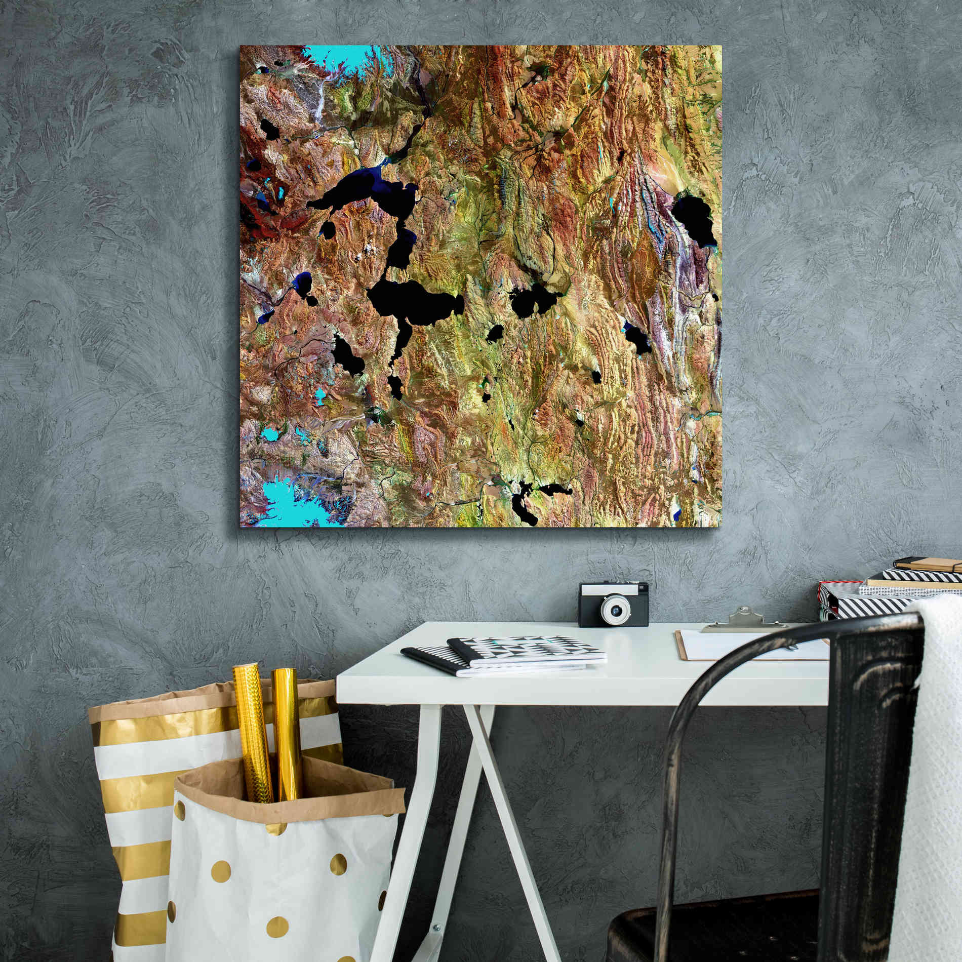 'Earth as Art: Roof of the World,' Canvas Wall Art,26 x 26