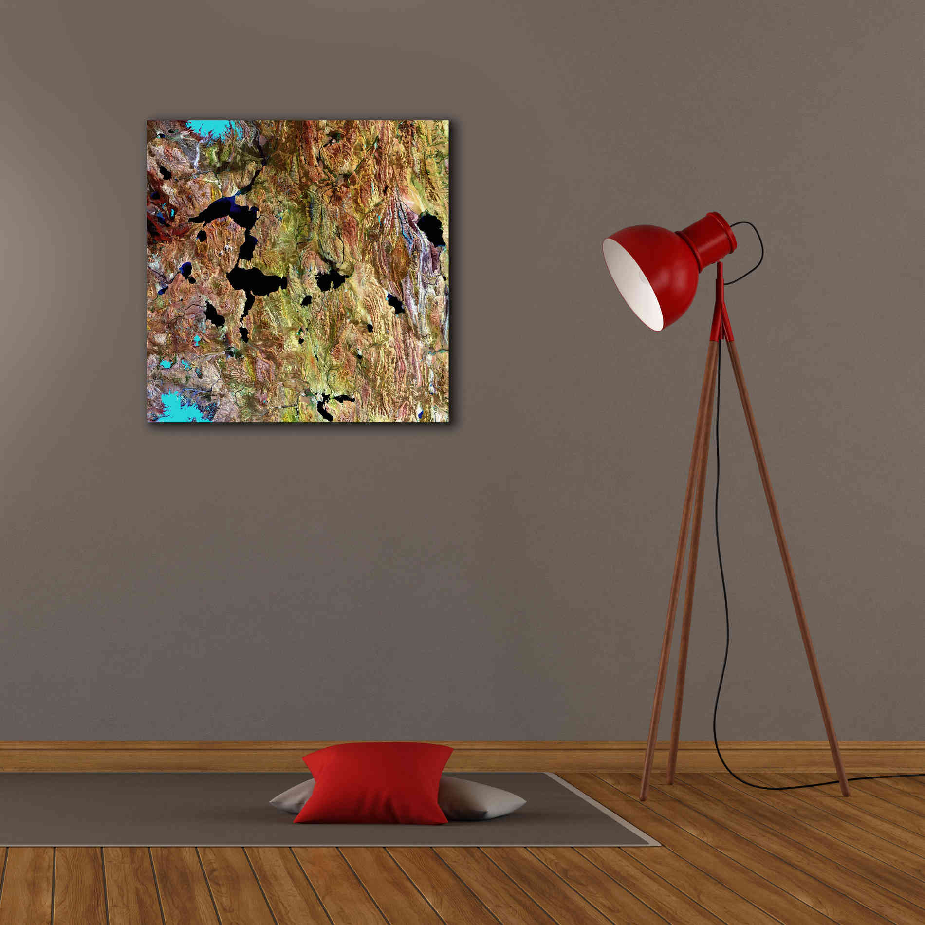 'Earth as Art: Roof of the World,' Canvas Wall Art,26 x 26