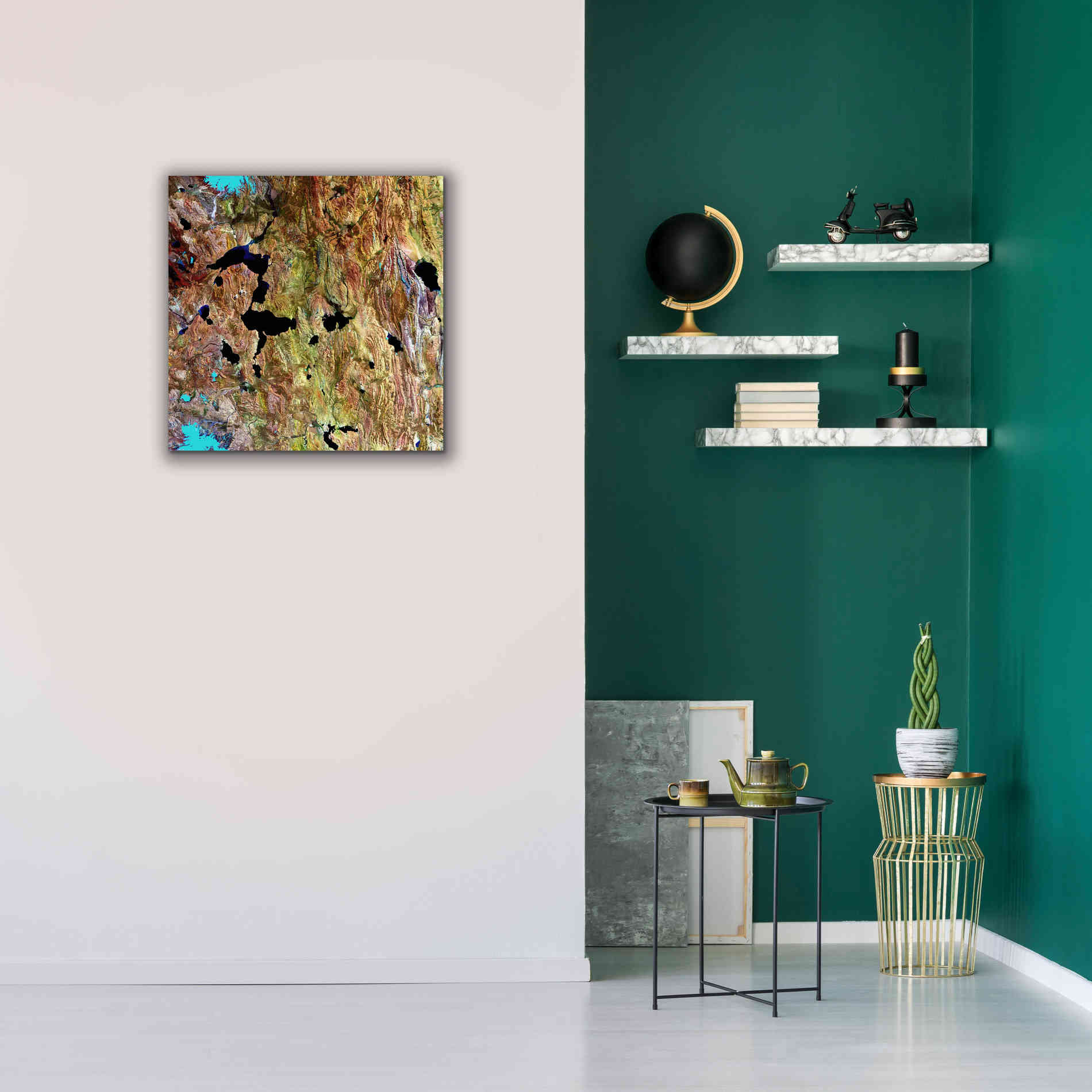 'Earth as Art: Roof of the World,' Canvas Wall Art,26 x 26