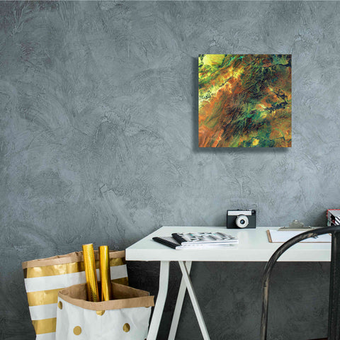 Image of 'Earth as Art: Rugged Terrain,' Canvas Wall Art,12 x 12