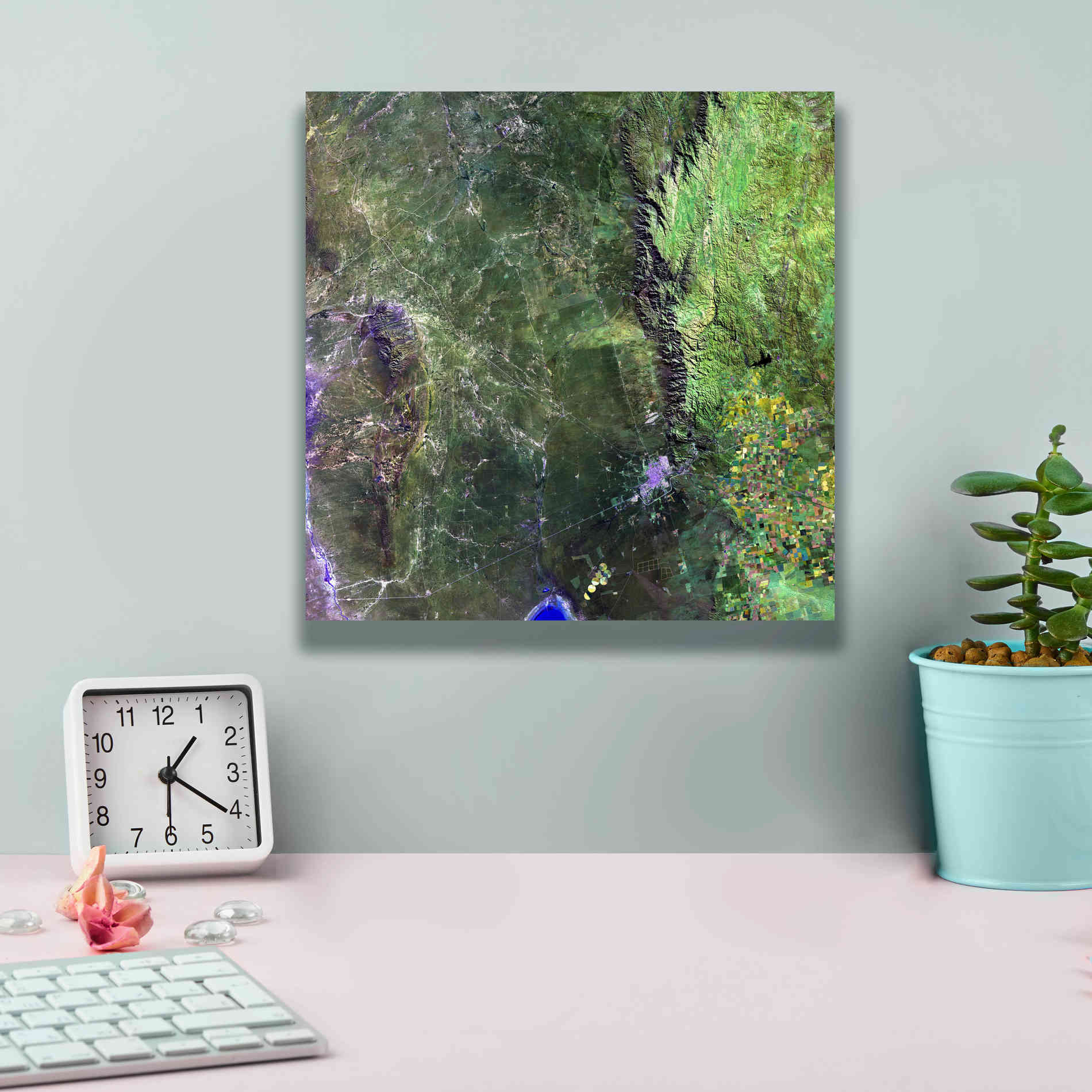'Earth as Art: San Luis,' Canvas Wall Art,12 x 12