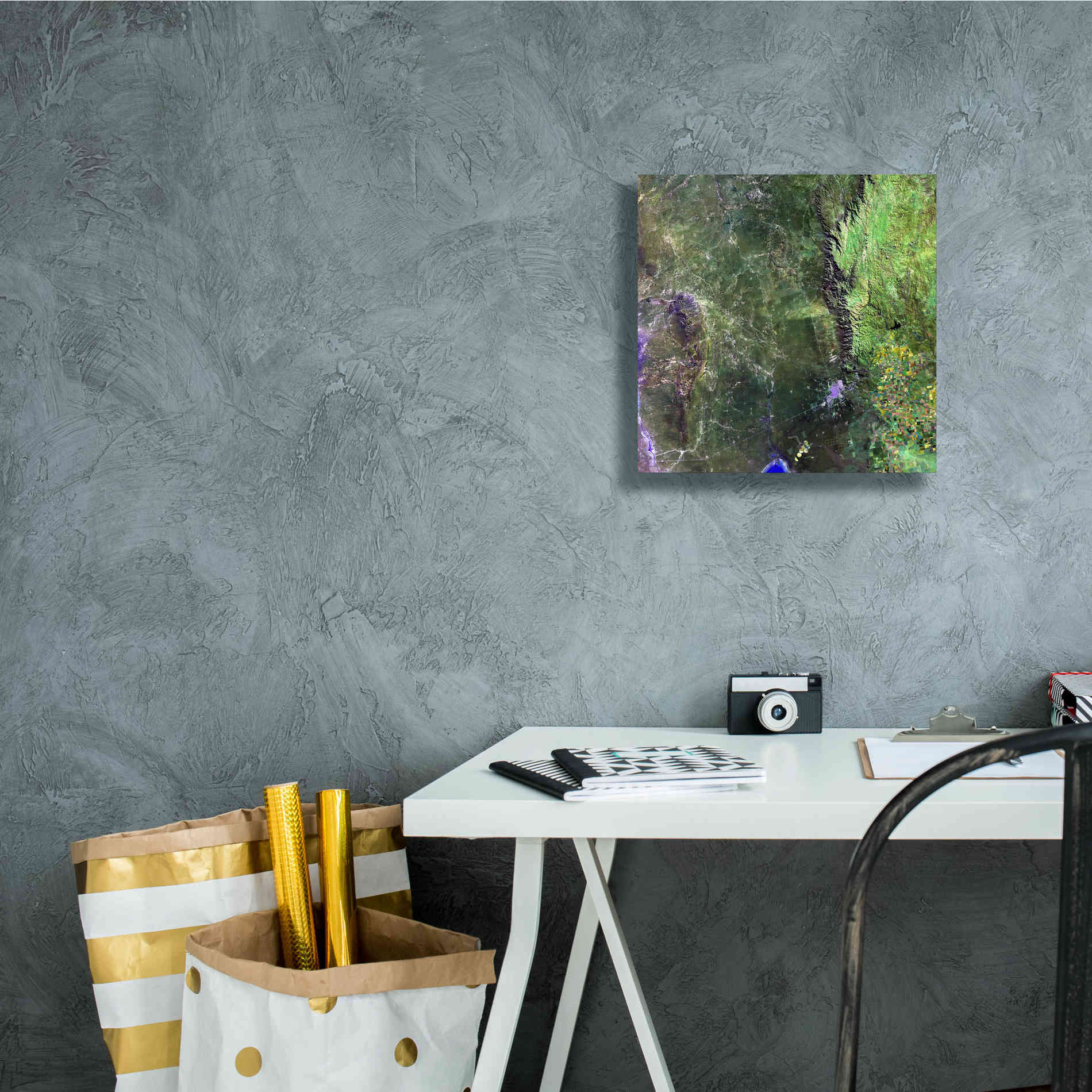'Earth as Art: San Luis,' Canvas Wall Art,12 x 12