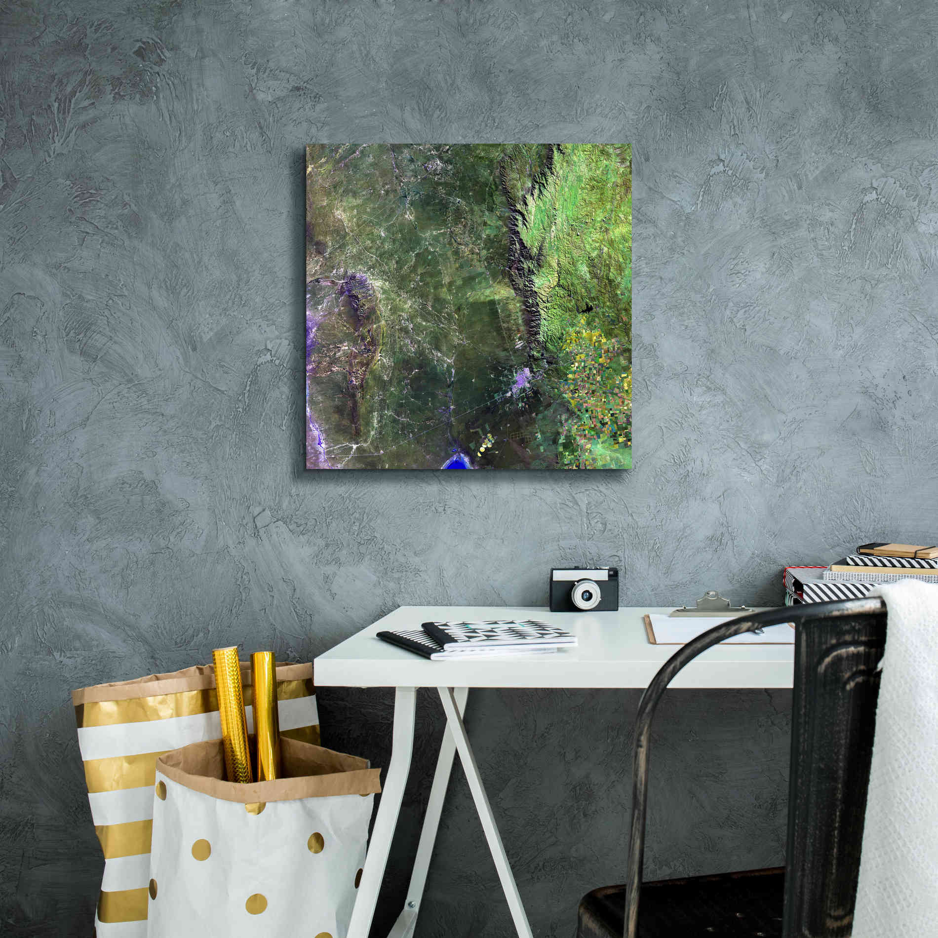 'Earth as Art: San Luis,' Canvas Wall Art,18 x 18