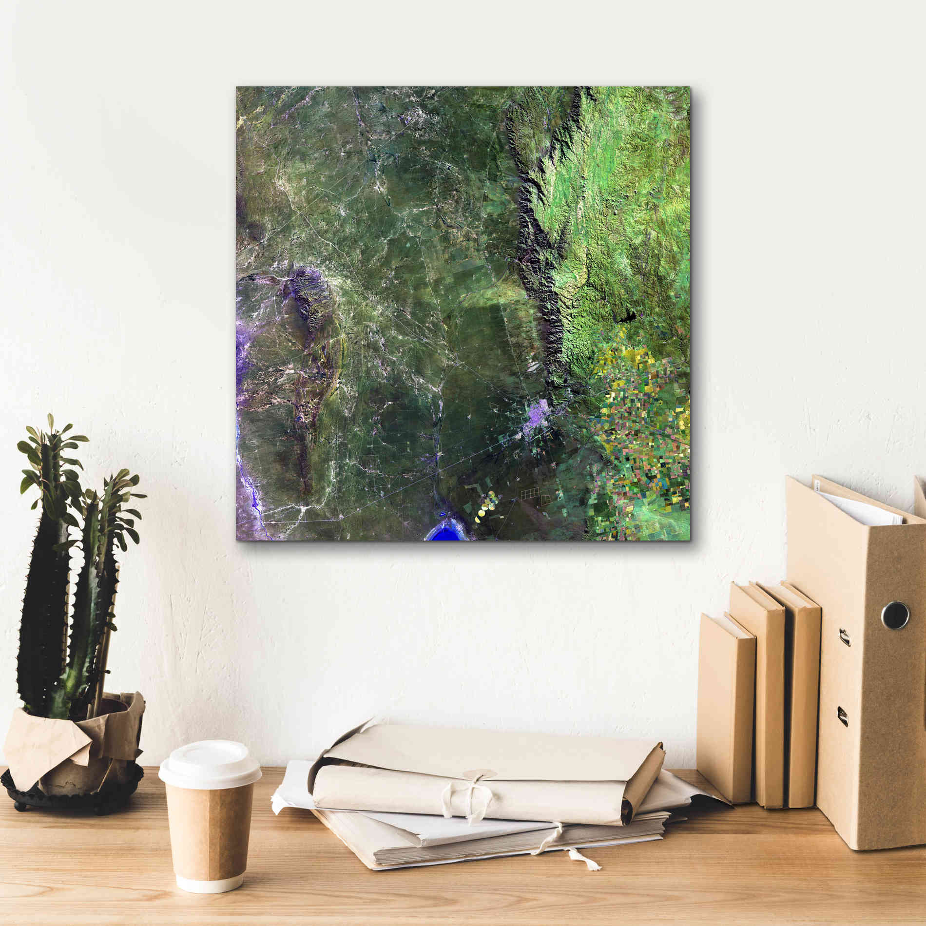 'Earth as Art: San Luis,' Canvas Wall Art,18 x 18