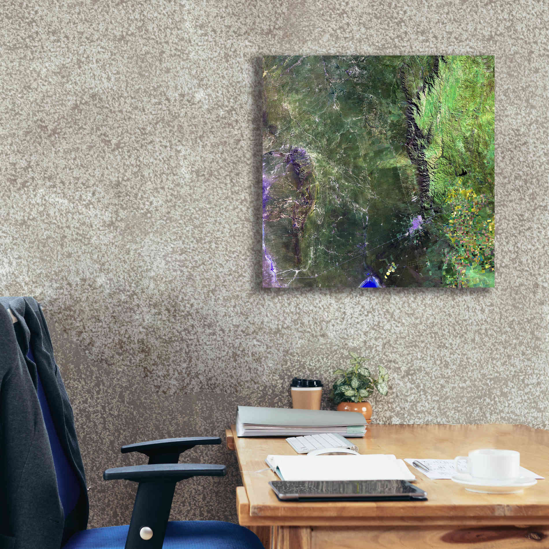 'Earth as Art: San Luis,' Canvas Wall Art,26 x 26