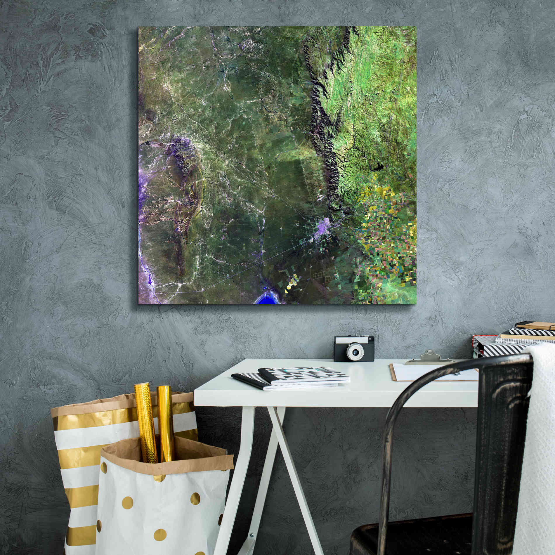 'Earth as Art: San Luis,' Canvas Wall Art,26 x 26