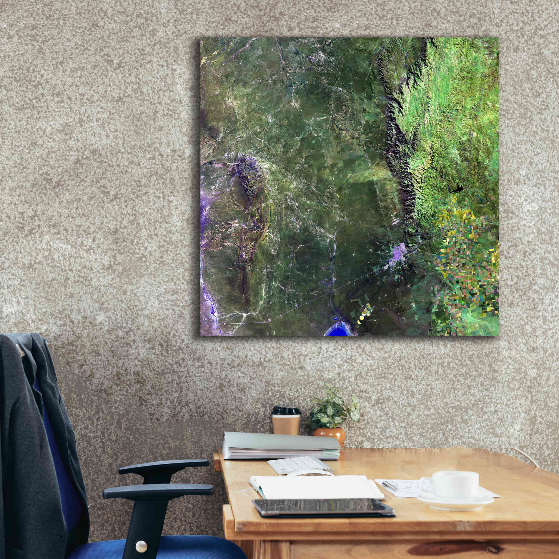 'Earth as Art: San Luis,' Canvas Wall Art,37 x 37