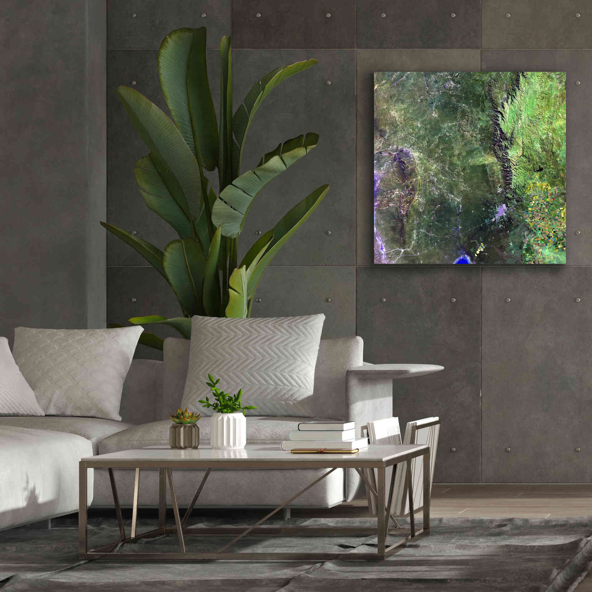 'Earth as Art: San Luis,' Canvas Wall Art,37 x 37