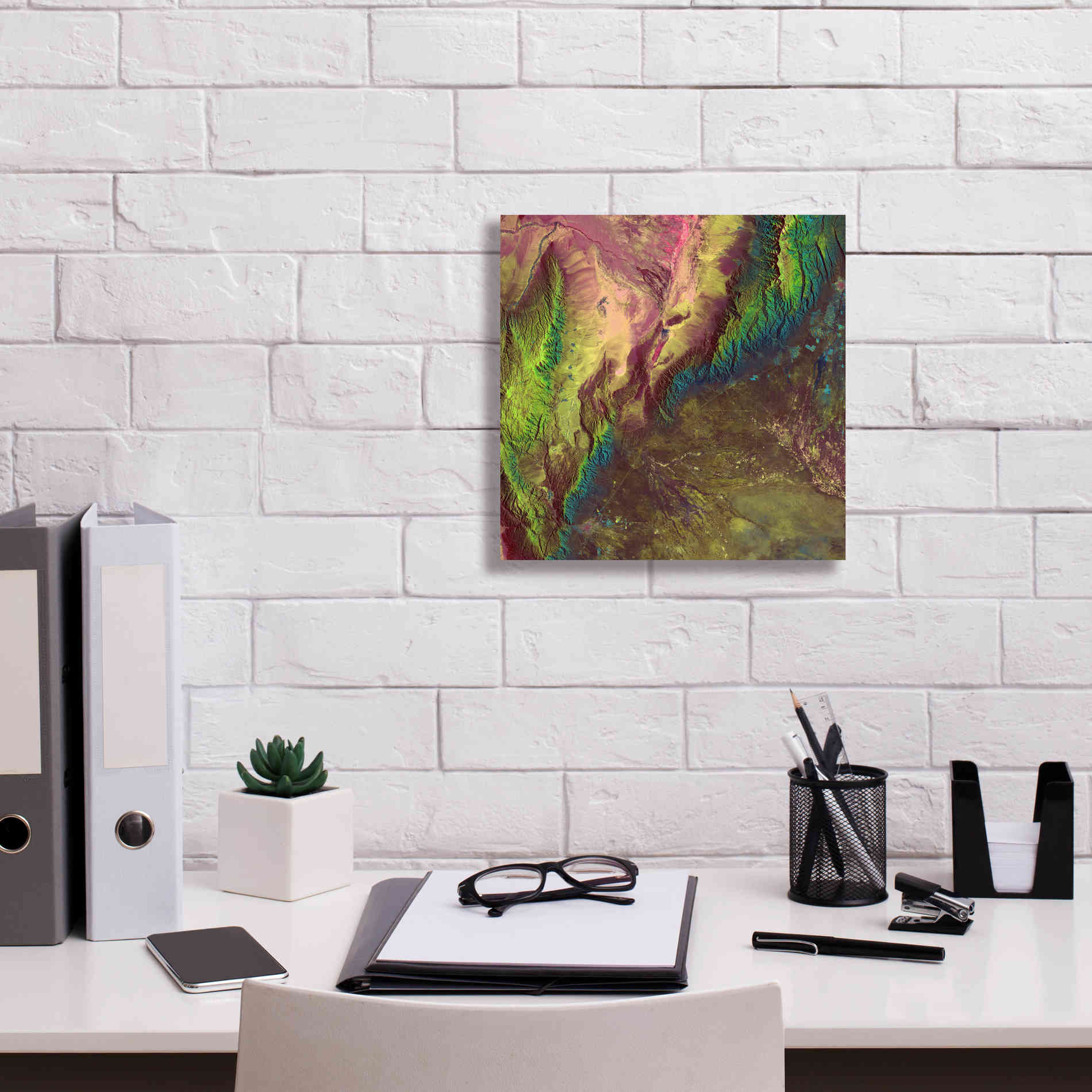 'Earth as Art: Sierra de Velasco,' Canvas Wall Art,12 x 12