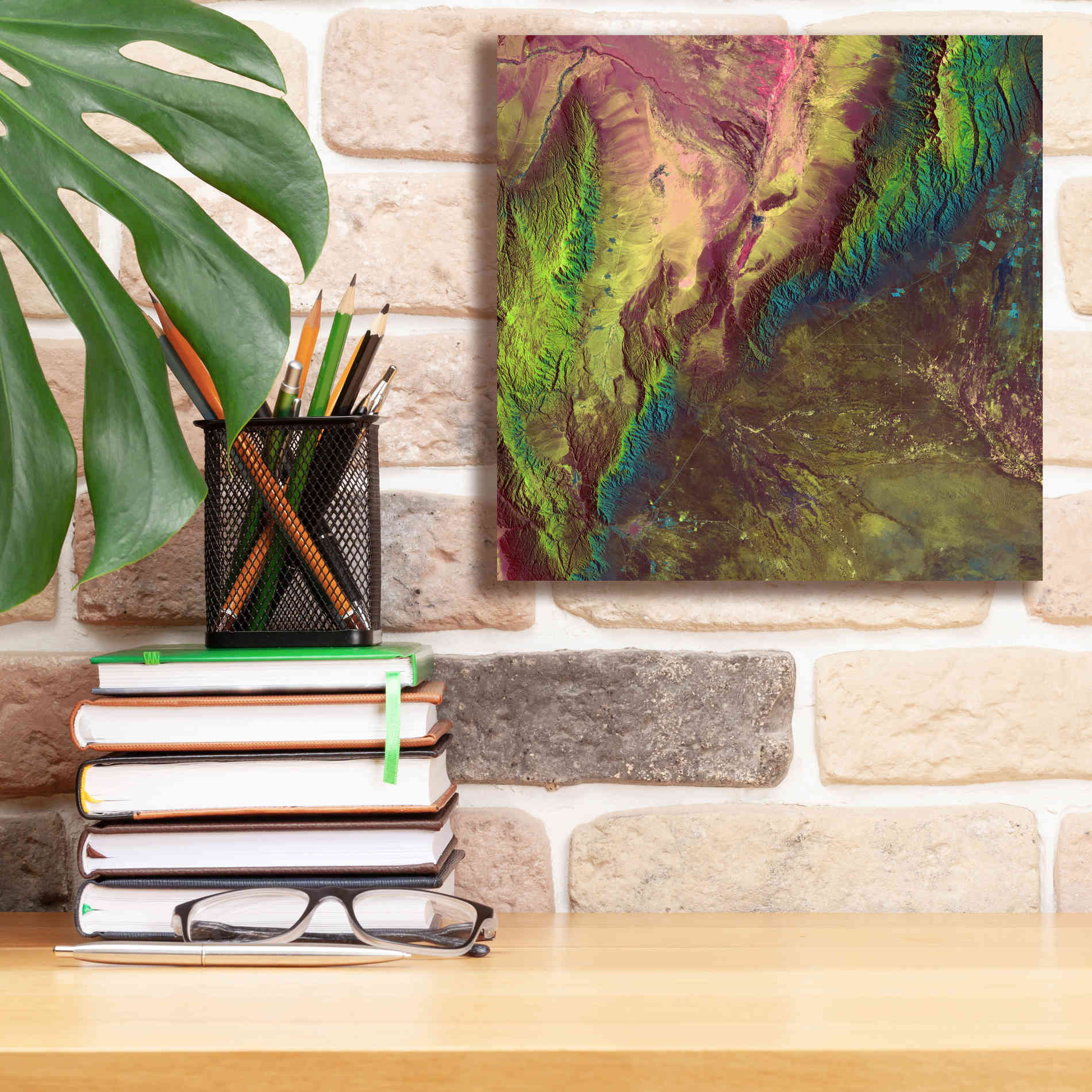 'Earth as Art: Sierra de Velasco,' Canvas Wall Art,12 x 12