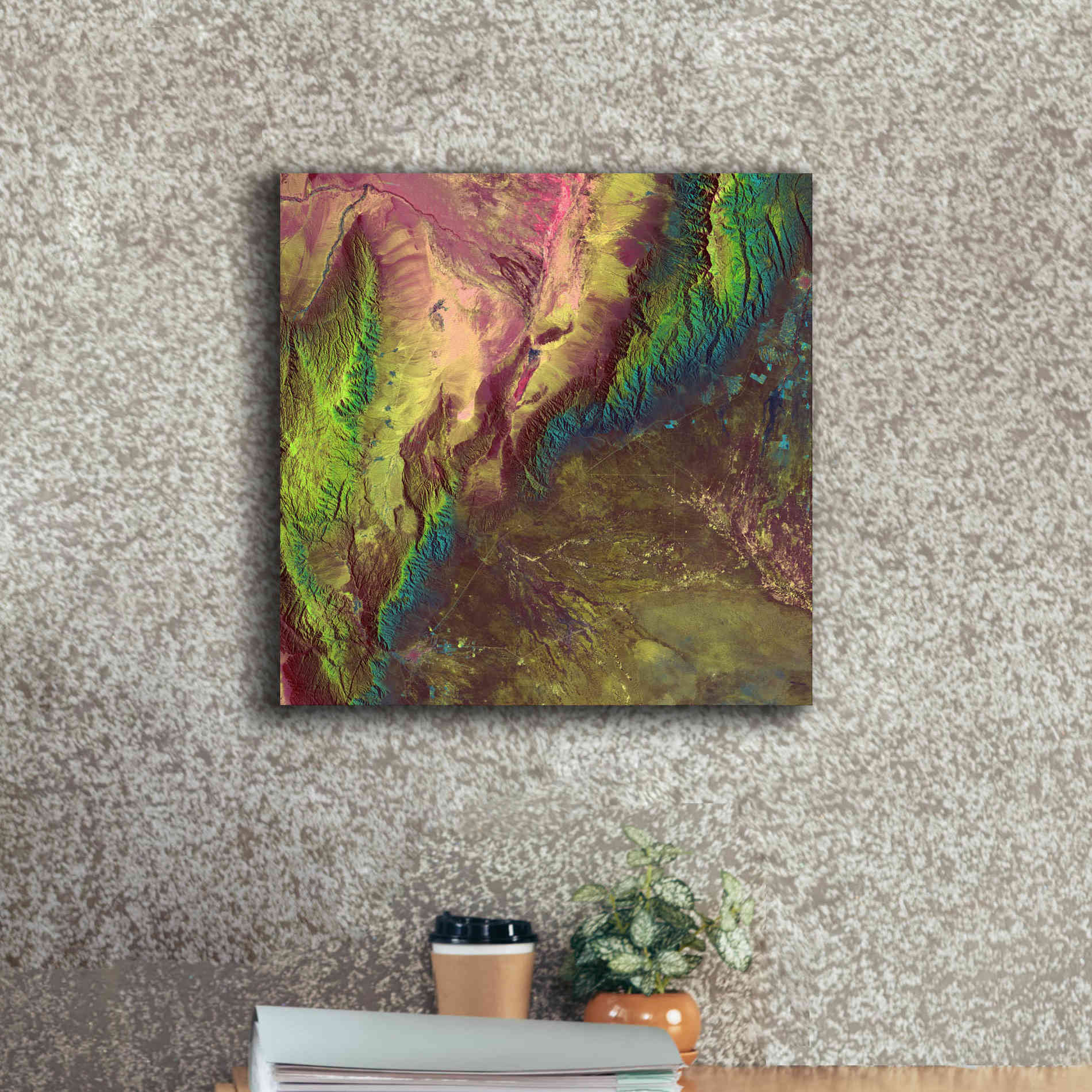'Earth as Art: Sierra de Velasco,' Canvas Wall Art,18 x 18