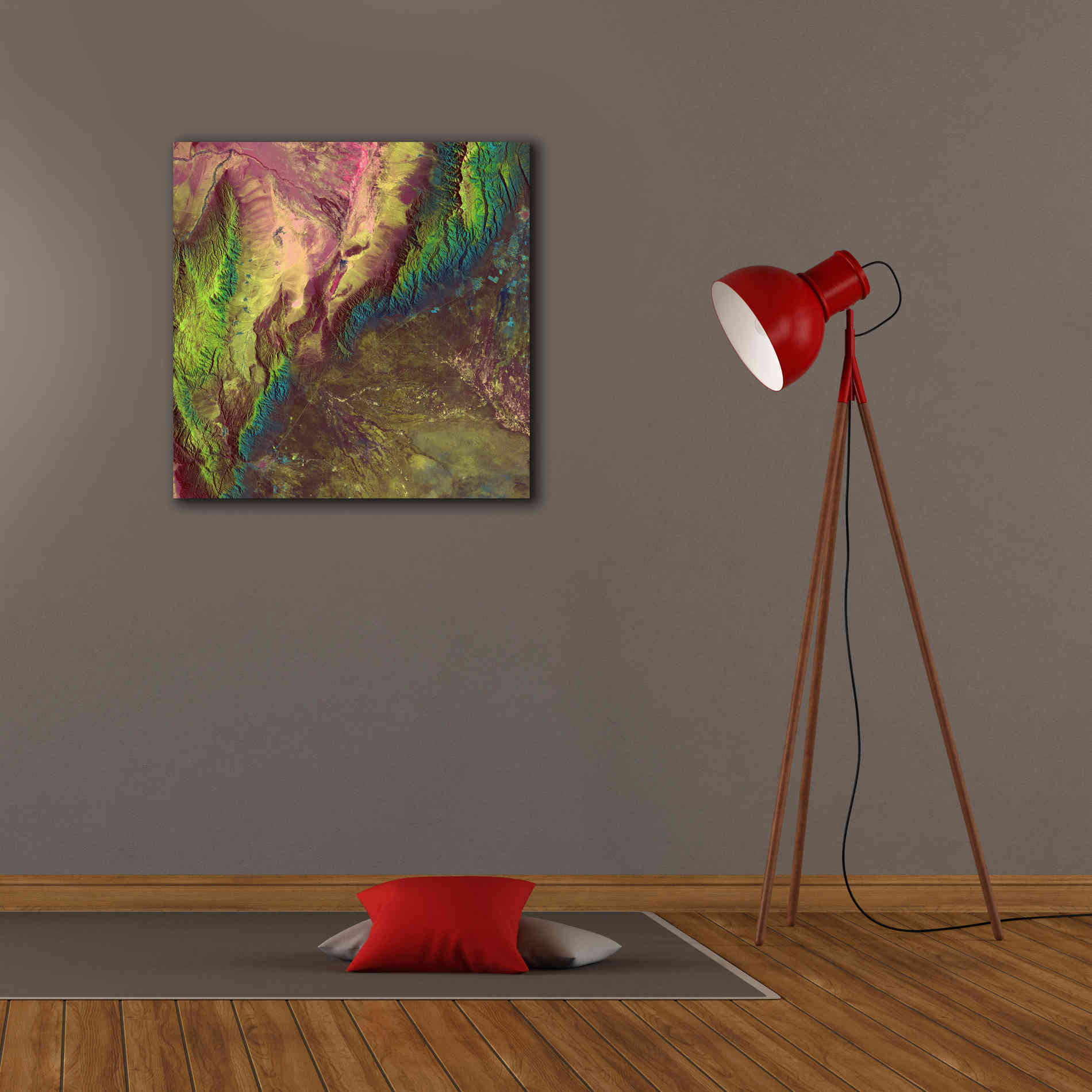 'Earth as Art: Sierra de Velasco,' Canvas Wall Art,26 x 26