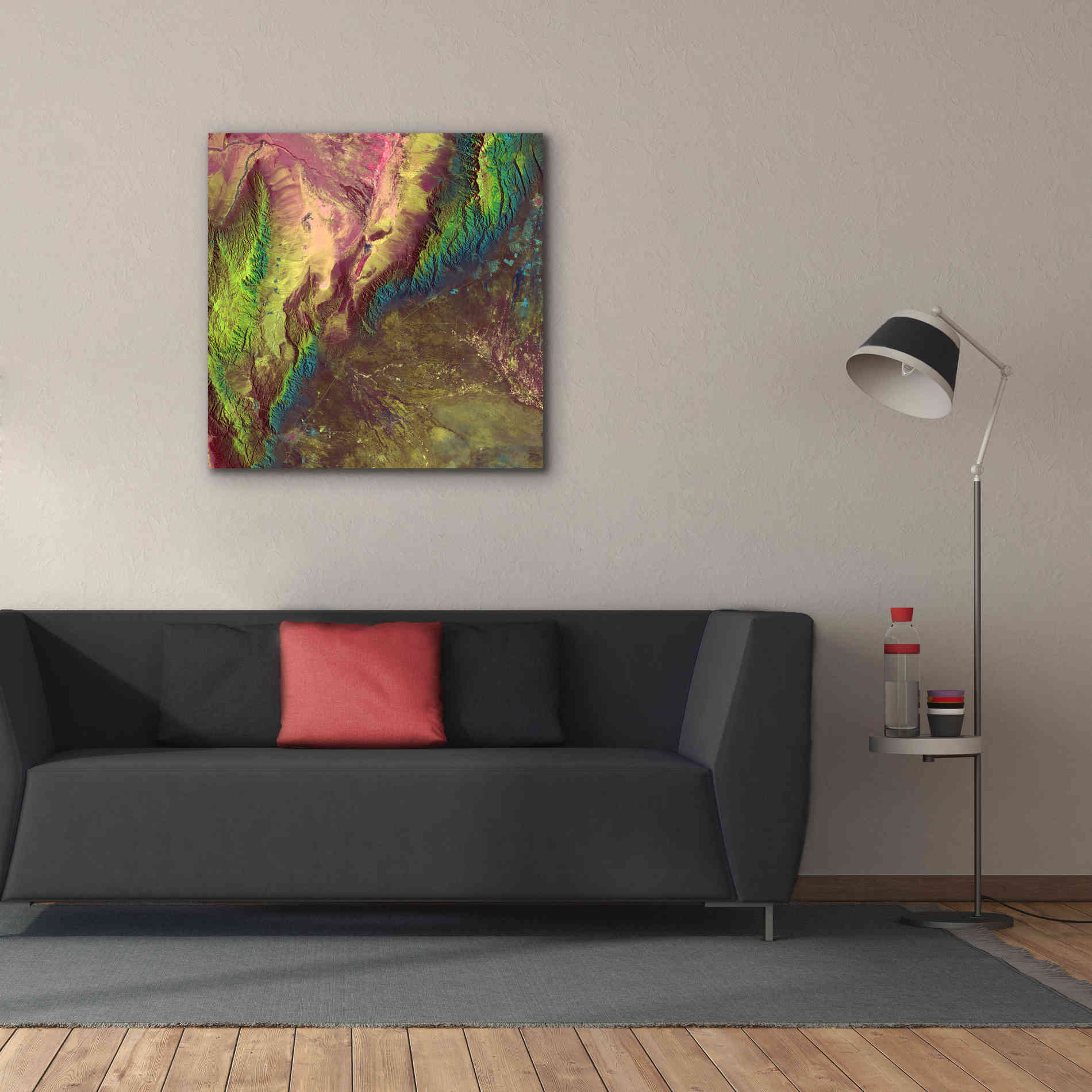 'Earth as Art: Sierra de Velasco,' Canvas Wall Art,37 x 37