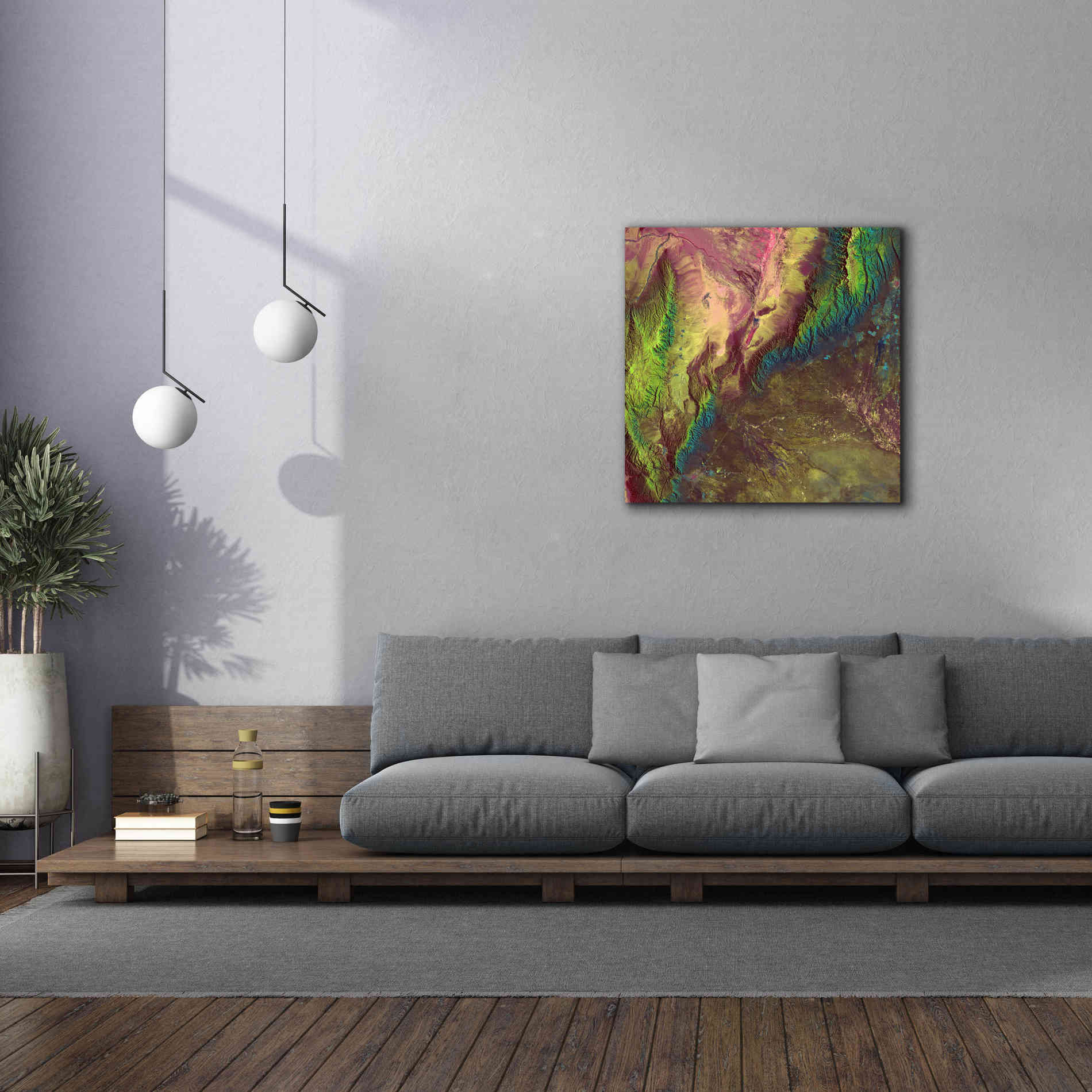 'Earth as Art: Sierra de Velasco,' Canvas Wall Art,37 x 37