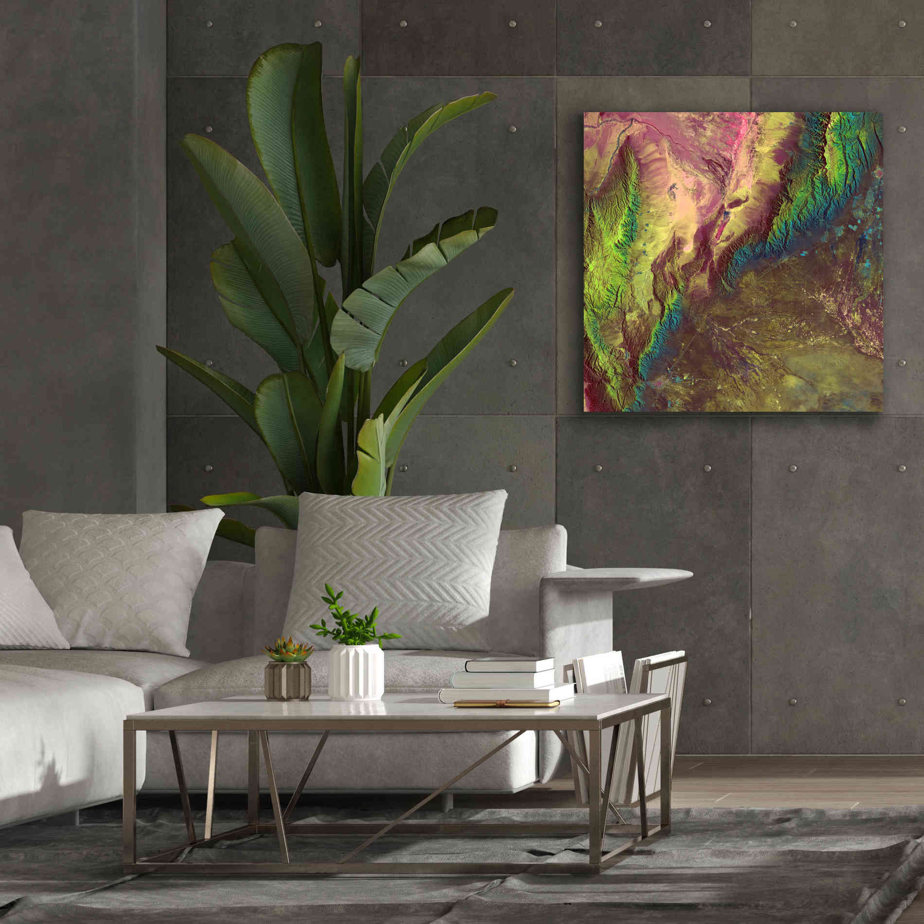 'Earth as Art: Sierra de Velasco,' Canvas Wall Art,37 x 37