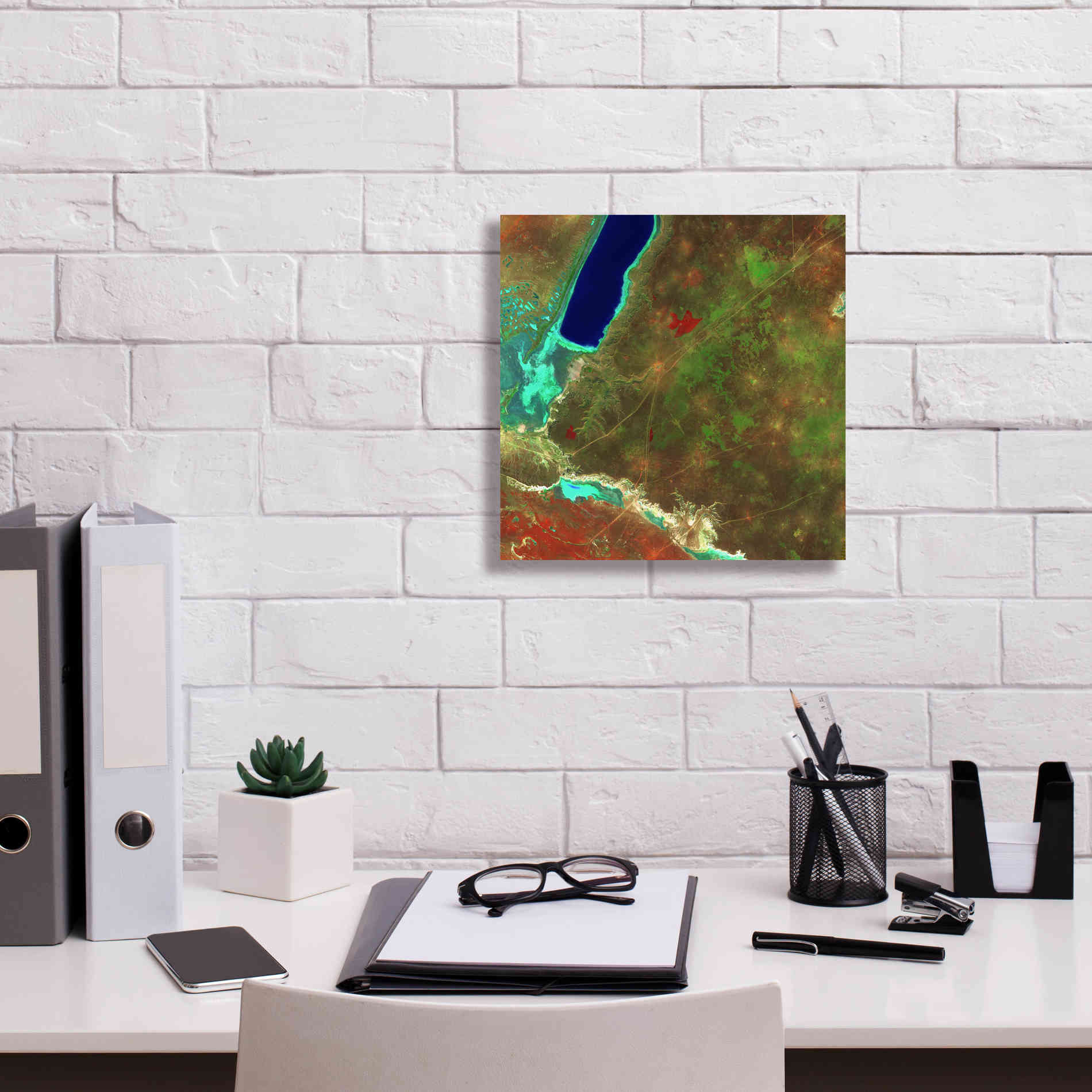 'Earth as Art: Sor Kaydak,' Canvas Wall Art,12 x 12