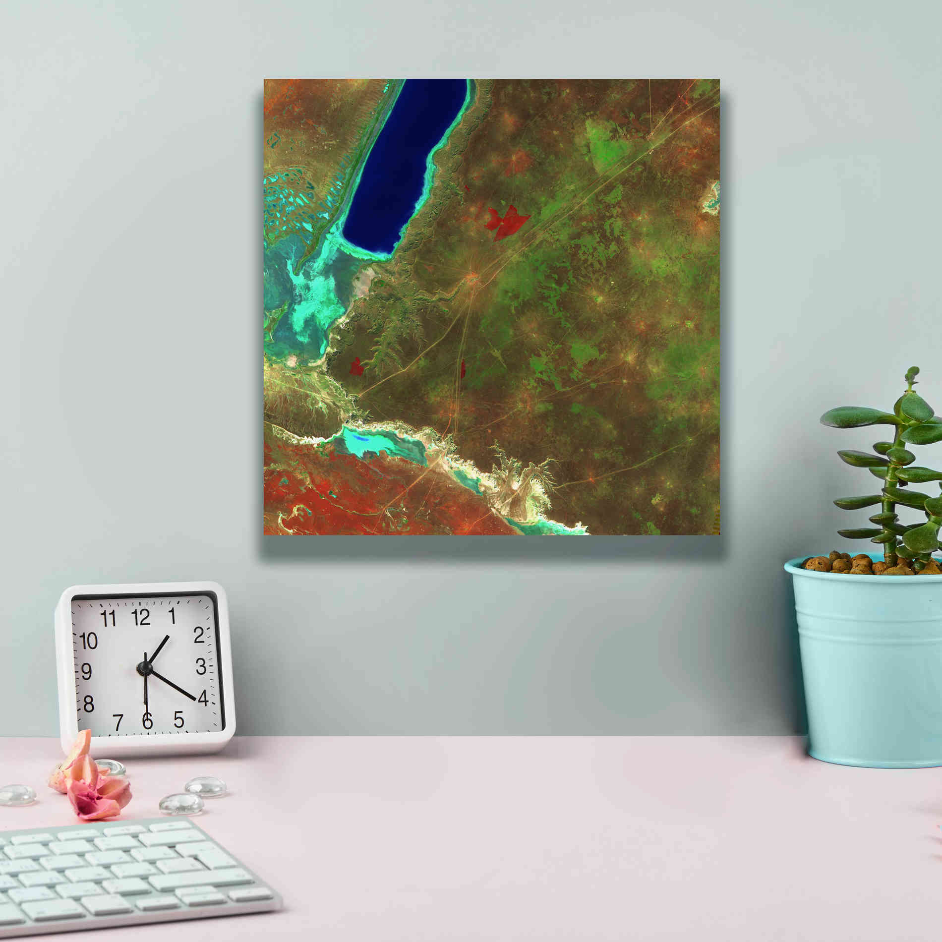 'Earth as Art: Sor Kaydak,' Canvas Wall Art,12 x 12