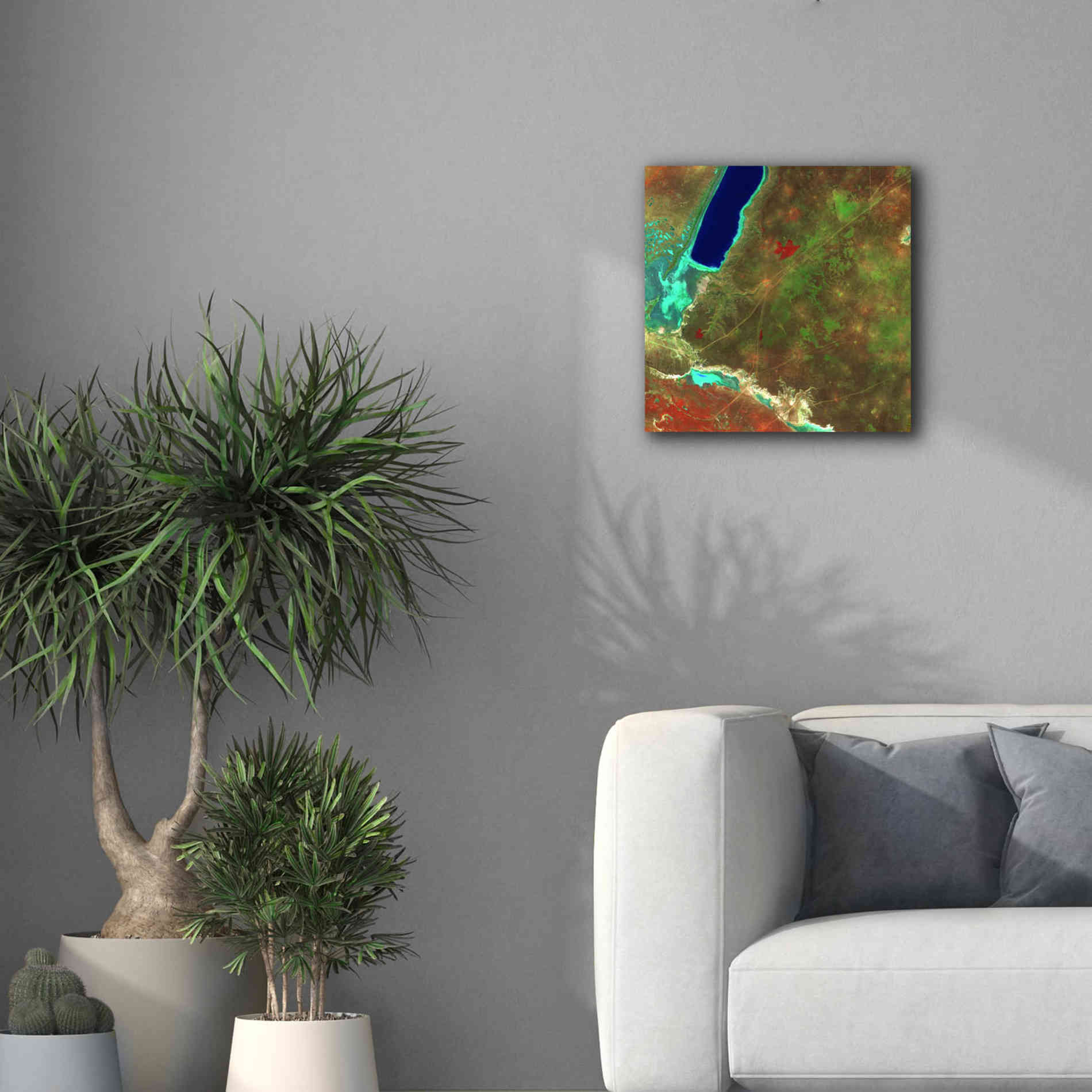 'Earth as Art: Sor Kaydak,' Canvas Wall Art,18 x 18