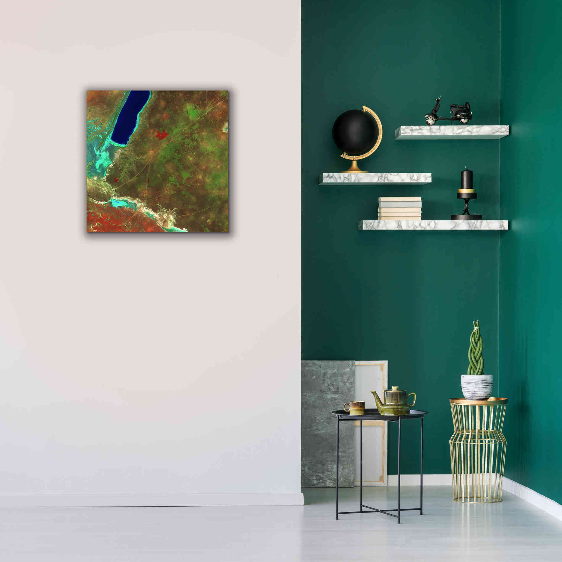 'Earth as Art: Sor Kaydak,' Canvas Wall Art,26 x 26