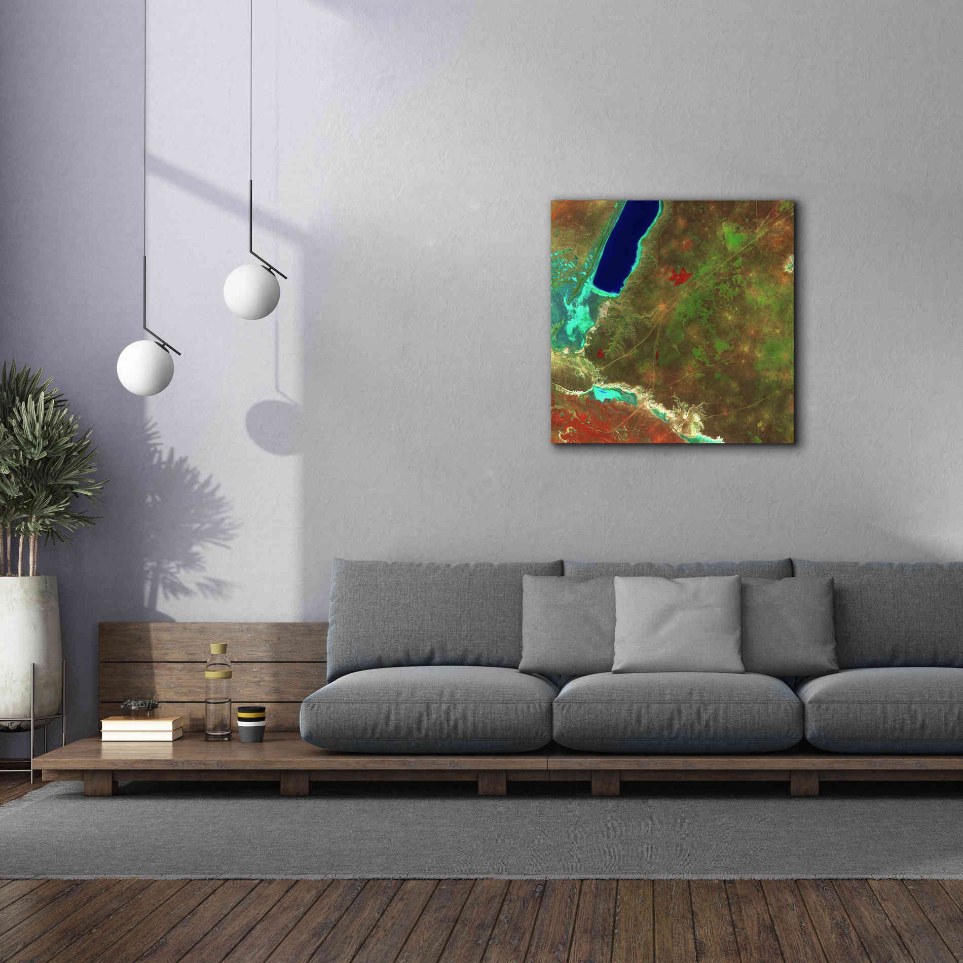 'Earth as Art: Sor Kaydak,' Canvas Wall Art,37 x 37