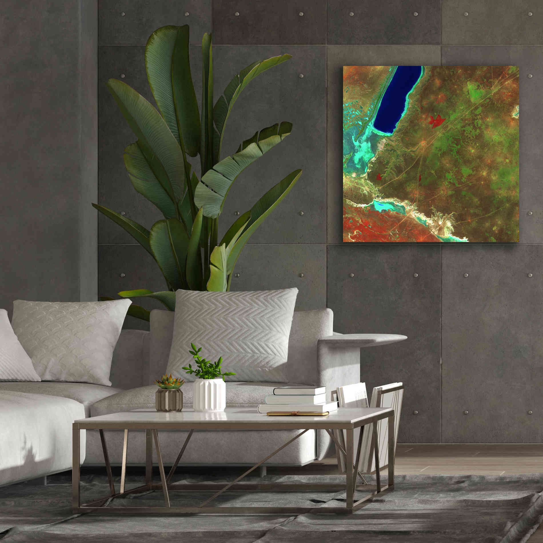 'Earth as Art: Sor Kaydak,' Canvas Wall Art,37 x 37