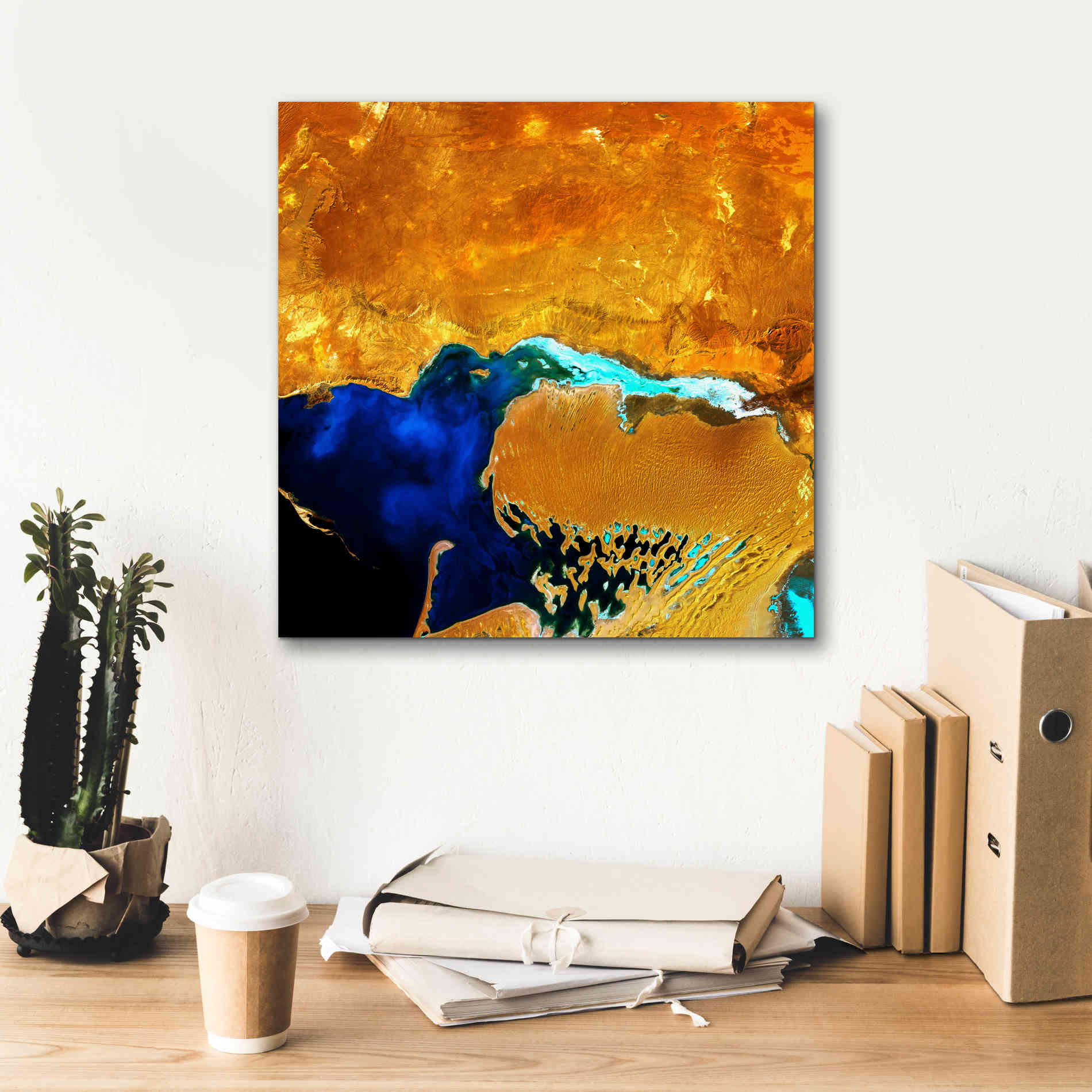 'Earth as Art: The Dardzha Monster,' Canvas Wall Art,18 x 18