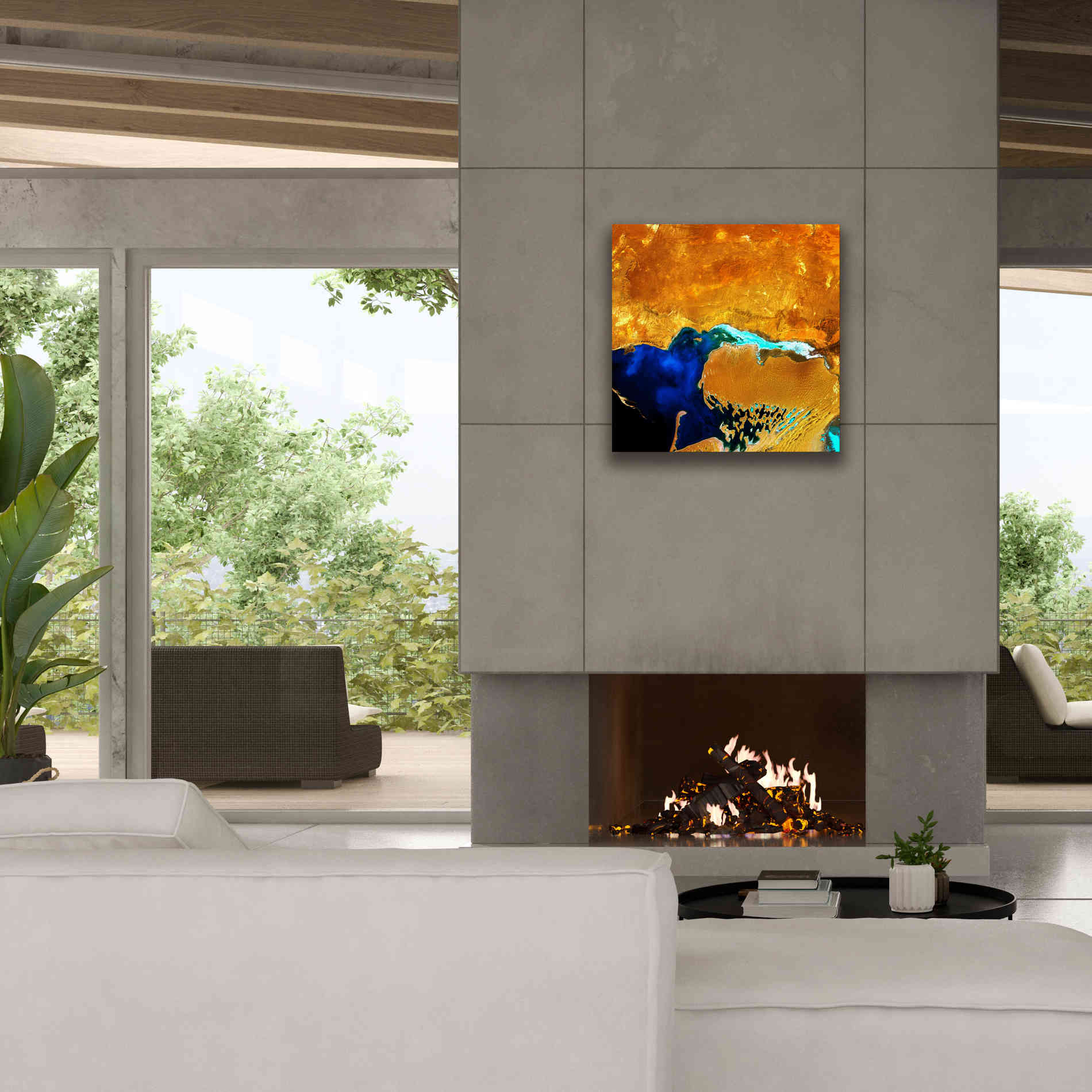 'Earth as Art: The Dardzha Monster,' Canvas Wall Art,26 x 26