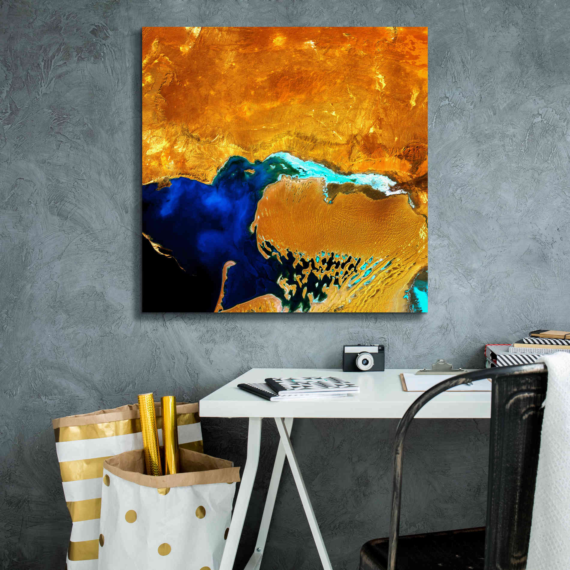 'Earth as Art: The Dardzha Monster,' Canvas Wall Art,26 x 26