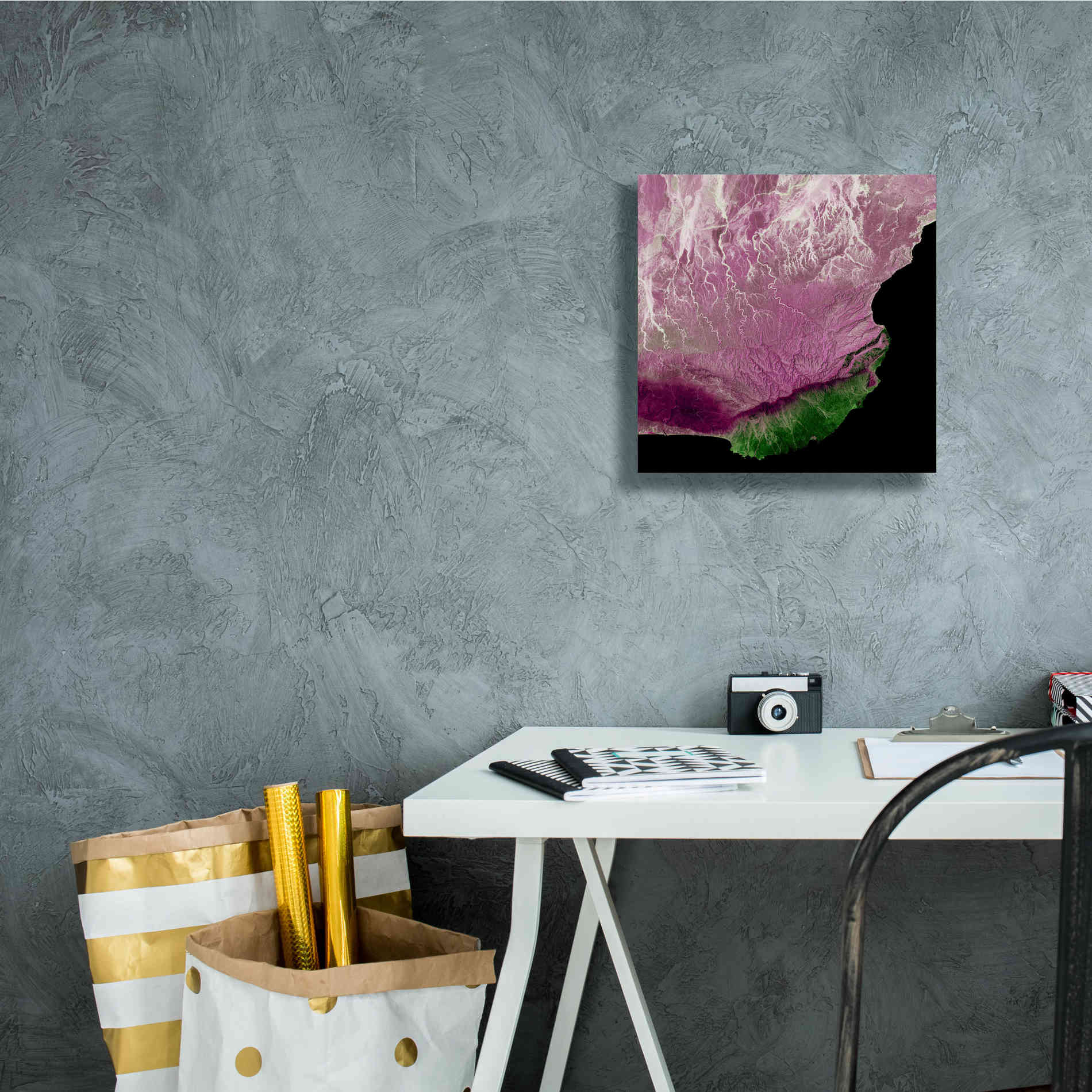 'Earth as Art: The Dhofar Difference,' Canvas Wall Art,12 x 12