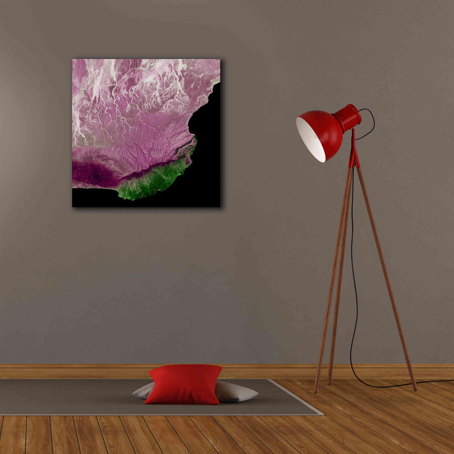 'Earth as Art: The Dhofar Difference,' Canvas Wall Art,26 x 26