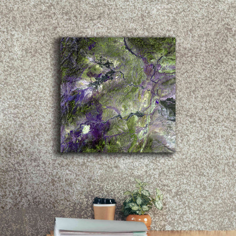 Image of 'Earth as Art: Waziristan Hills,' Canvas Wall Art,18 x 18