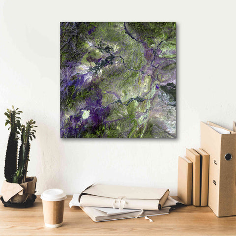 Image of 'Earth as Art: Waziristan Hills,' Canvas Wall Art,18 x 18