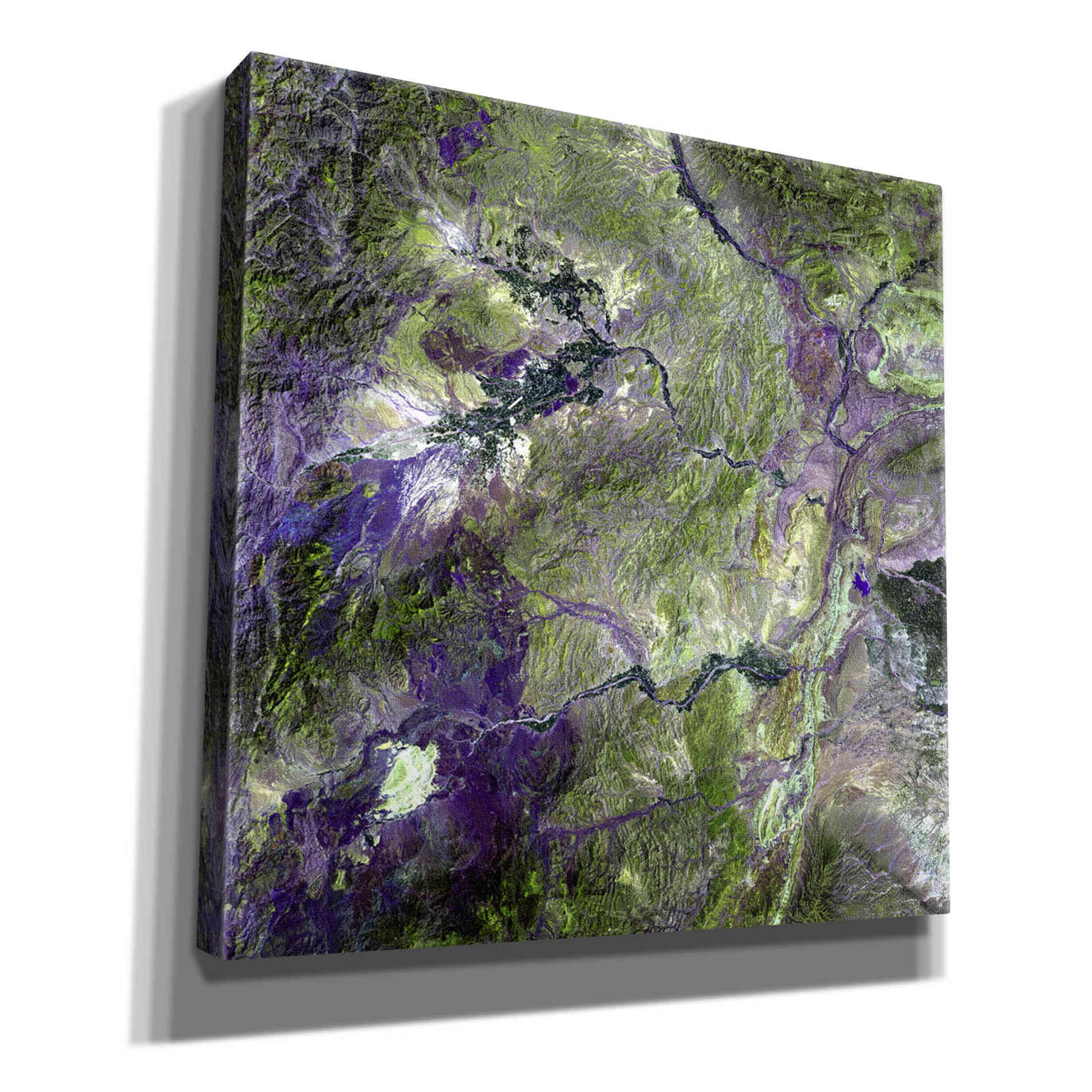 'Earth as Art: Waziristan Hills,' Canvas Wall Art,12x12x1.1x0,18x18x1.1x0,26x26x1.74x0,37x37x1.74x0