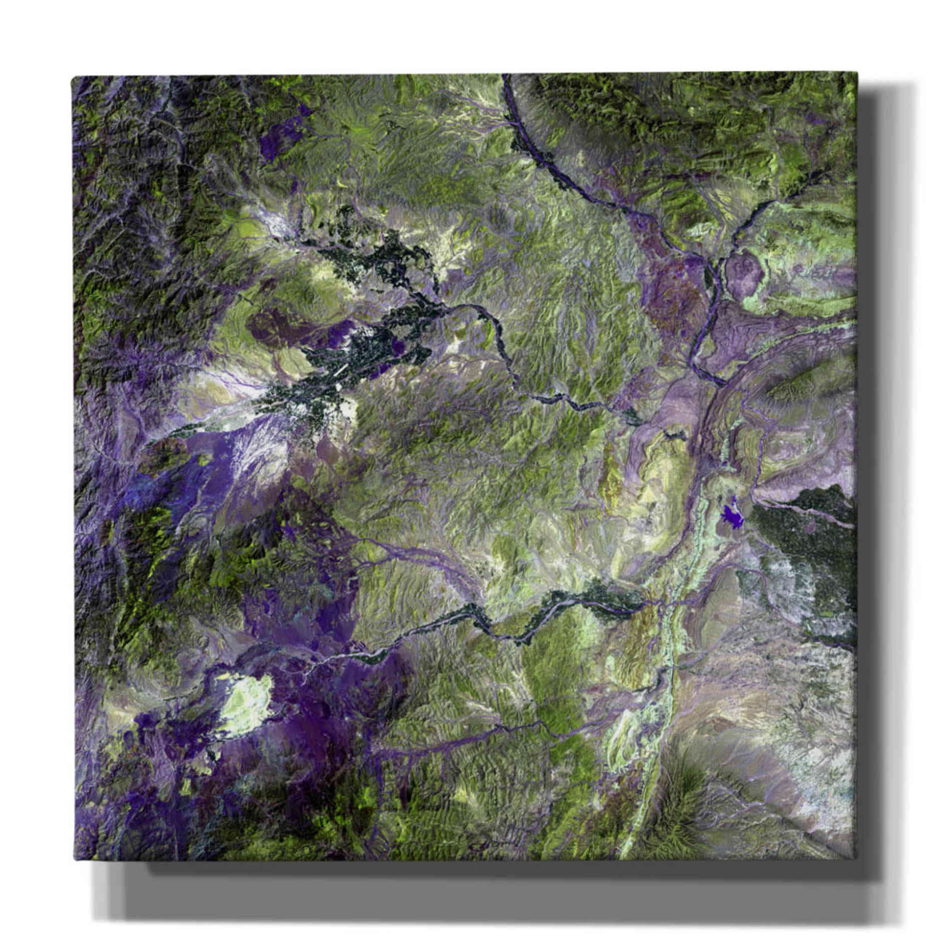 'Earth as Art: Waziristan Hills,' Canvas Wall Art,12x12x1.1x0,18x18x1.1x0,26x26x1.74x0,37x37x1.74x0