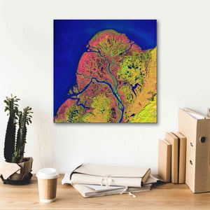 'Earth as Art: Yukon Delta,' Canvas Wall Art,18 x 18