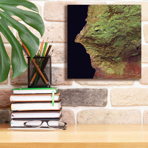 'Earth as Art: Earth Selfie,' Canvas Wall Art,12 x 12