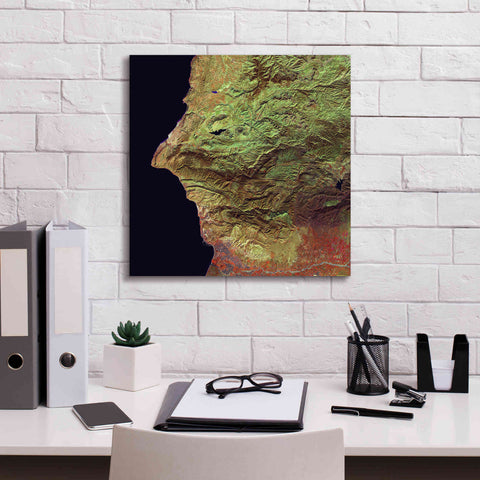Image of 'Earth as Art: Earth Selfie,' Canvas Wall Art,18 x 18