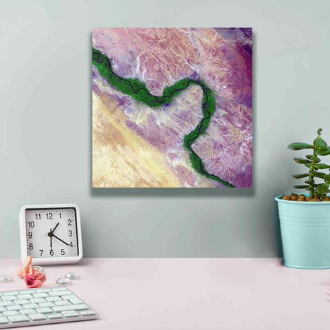 Image of 'Earth as Art: Life Along the Nile,' Canvas Wall Art,12 x 12