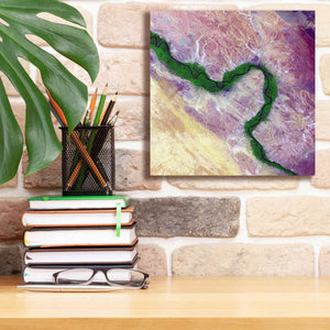 'Earth as Art: Life Along the Nile,' Canvas Wall Art,12 x 12